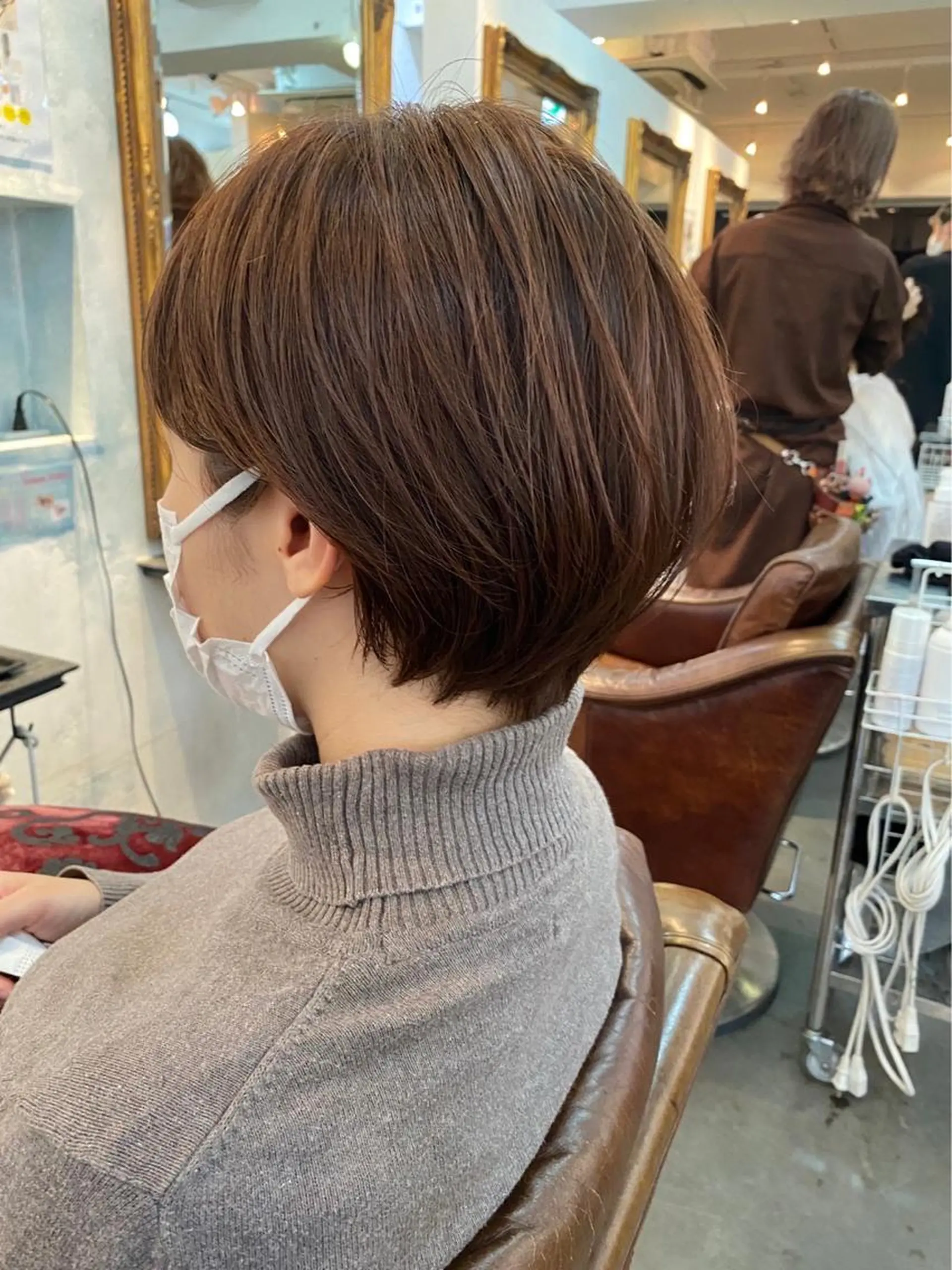 ショート カラーが上手い 辻悠月のヘアスタイル