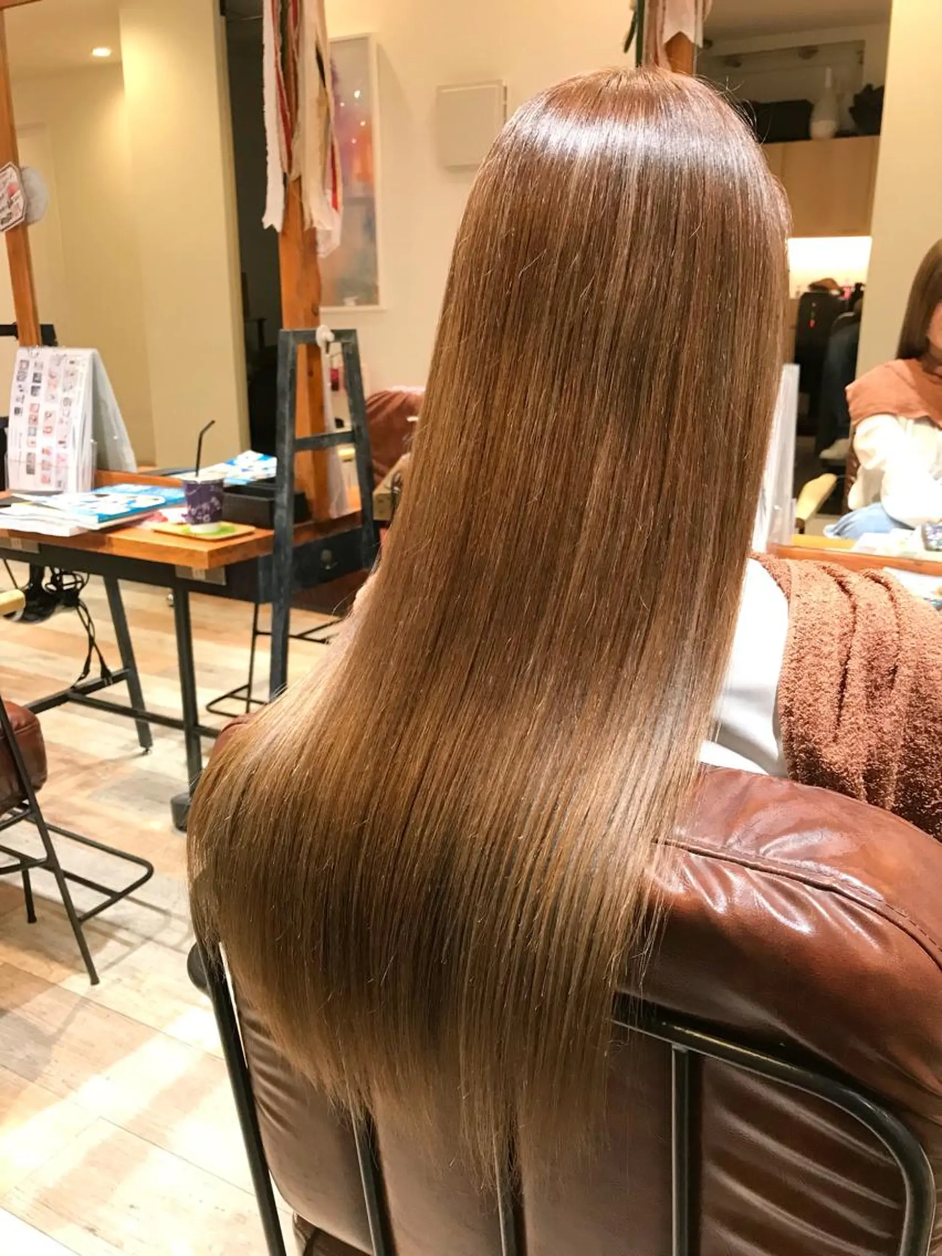 ロング カラー シールエクステ⭐️ オオミタクヤのヘアスタイル