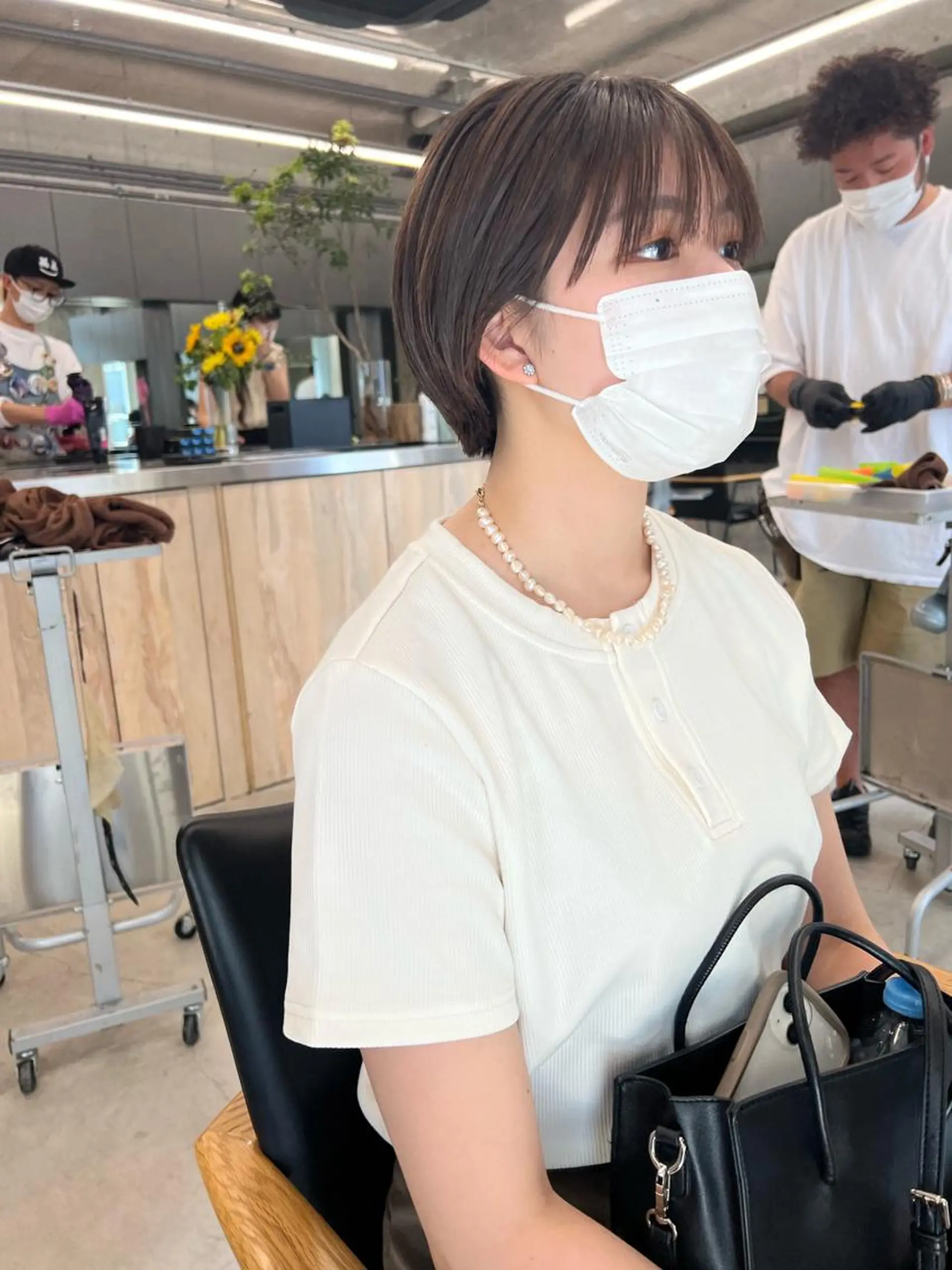 ショート カラー 丸みショート ショートヘア sakoda shunkiのヘアスタイル