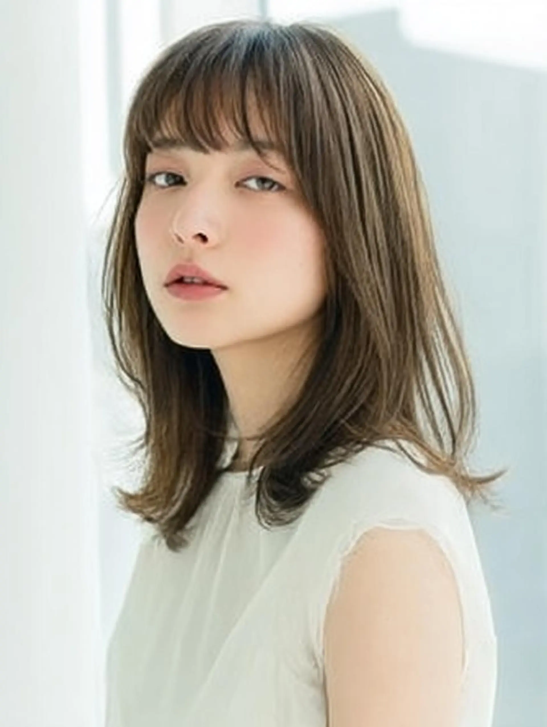 セミロング ハッシュカット 髪質改善 レイヤーカット 縮毛矯正 トリートメント カット ヘアカラー トリートメント 生艶髪＆レイヤー🔔 渋谷お薦めNo.1✨のヘアスタイル