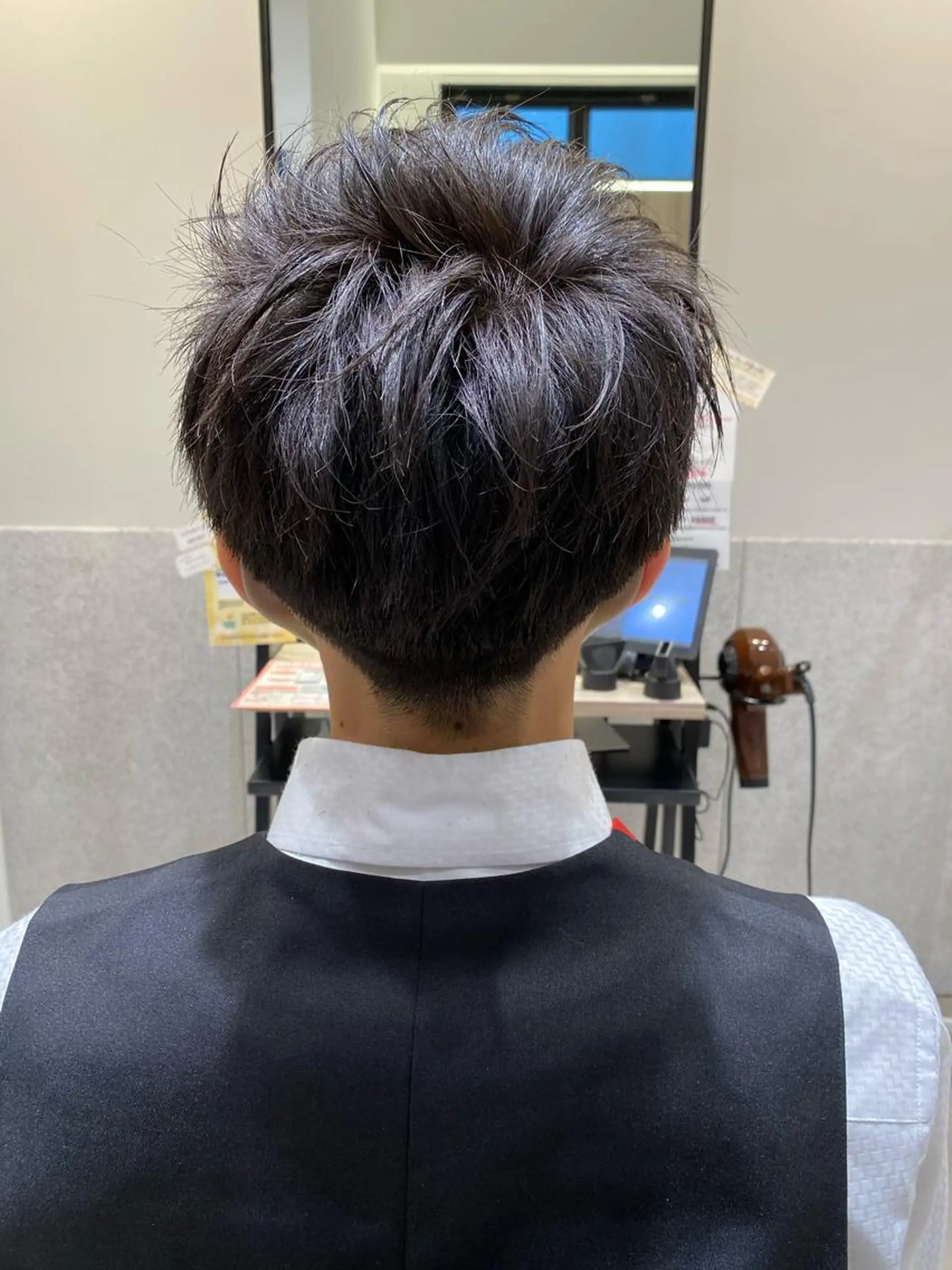 ショート メンズ カット 長津 健一郎のヘアスタイル