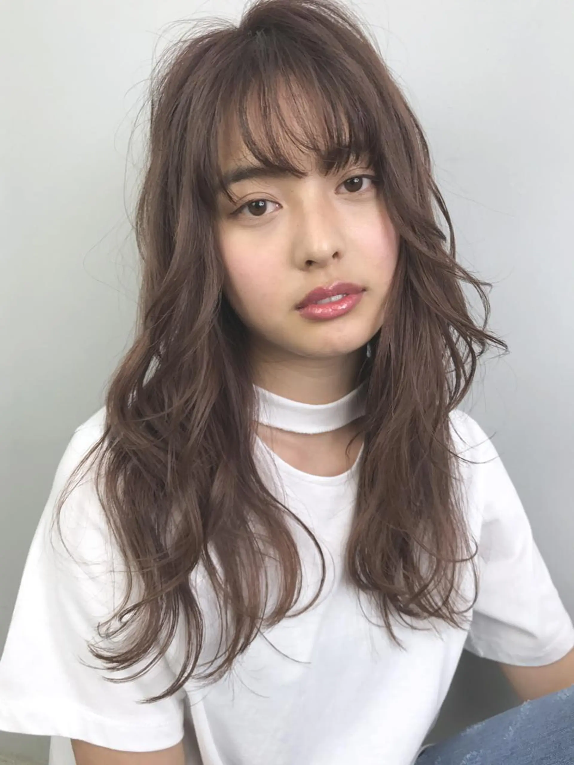 カラー パーマ ヘアアレンジ ロング ITbyALBUM 八王子店のヘアスタイル