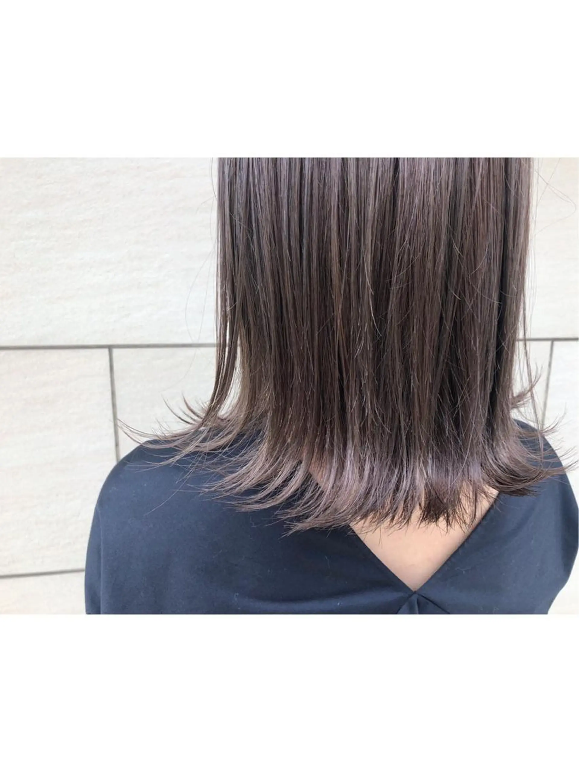 ミディアム カラー ヘアアレンジ ヘアカラー 🌺まなみ/ うる艶カラー🌺のヘアスタイル