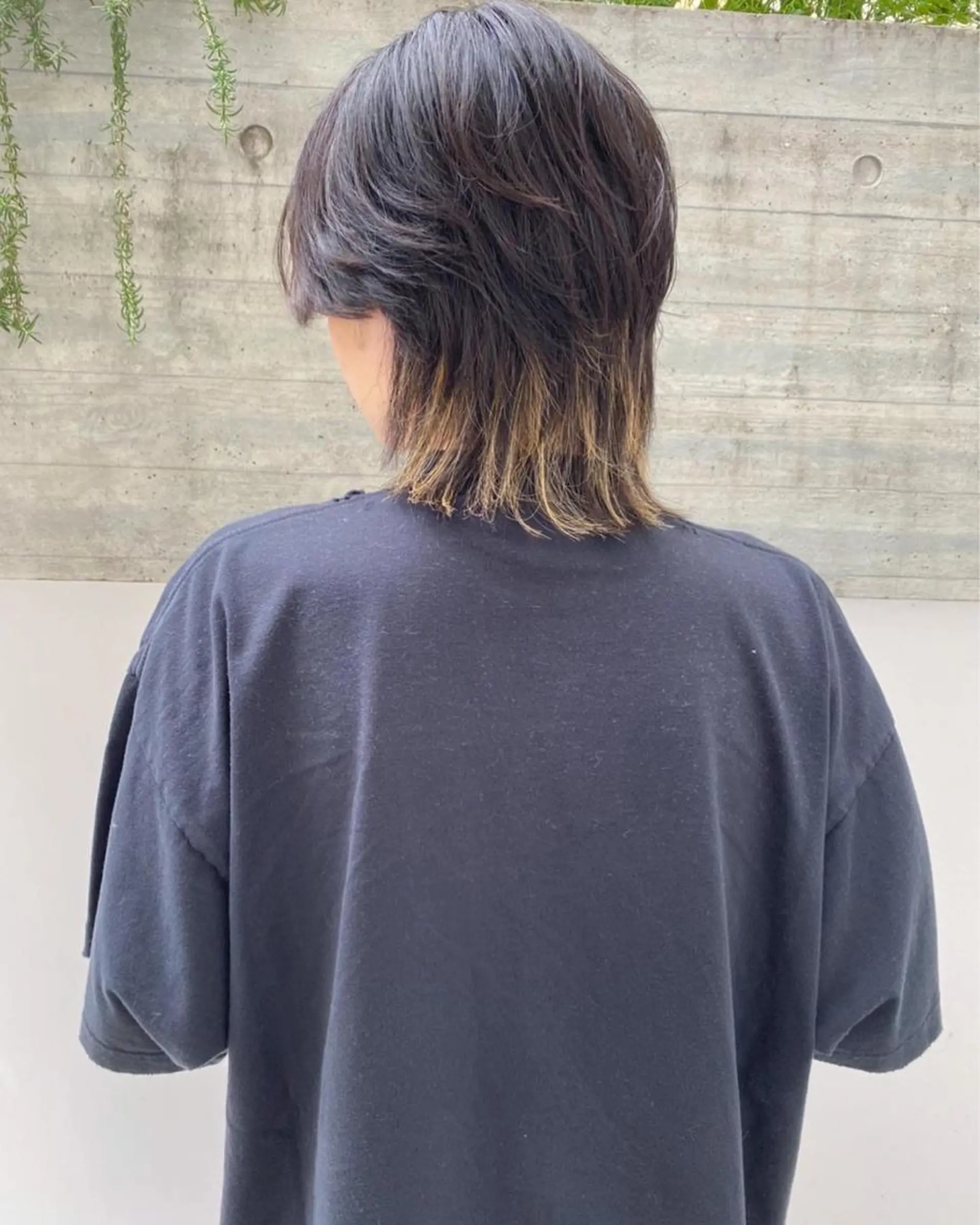 ミディアム カラー メンズ パーマ、髪質改善 カズマのヘアスタイル