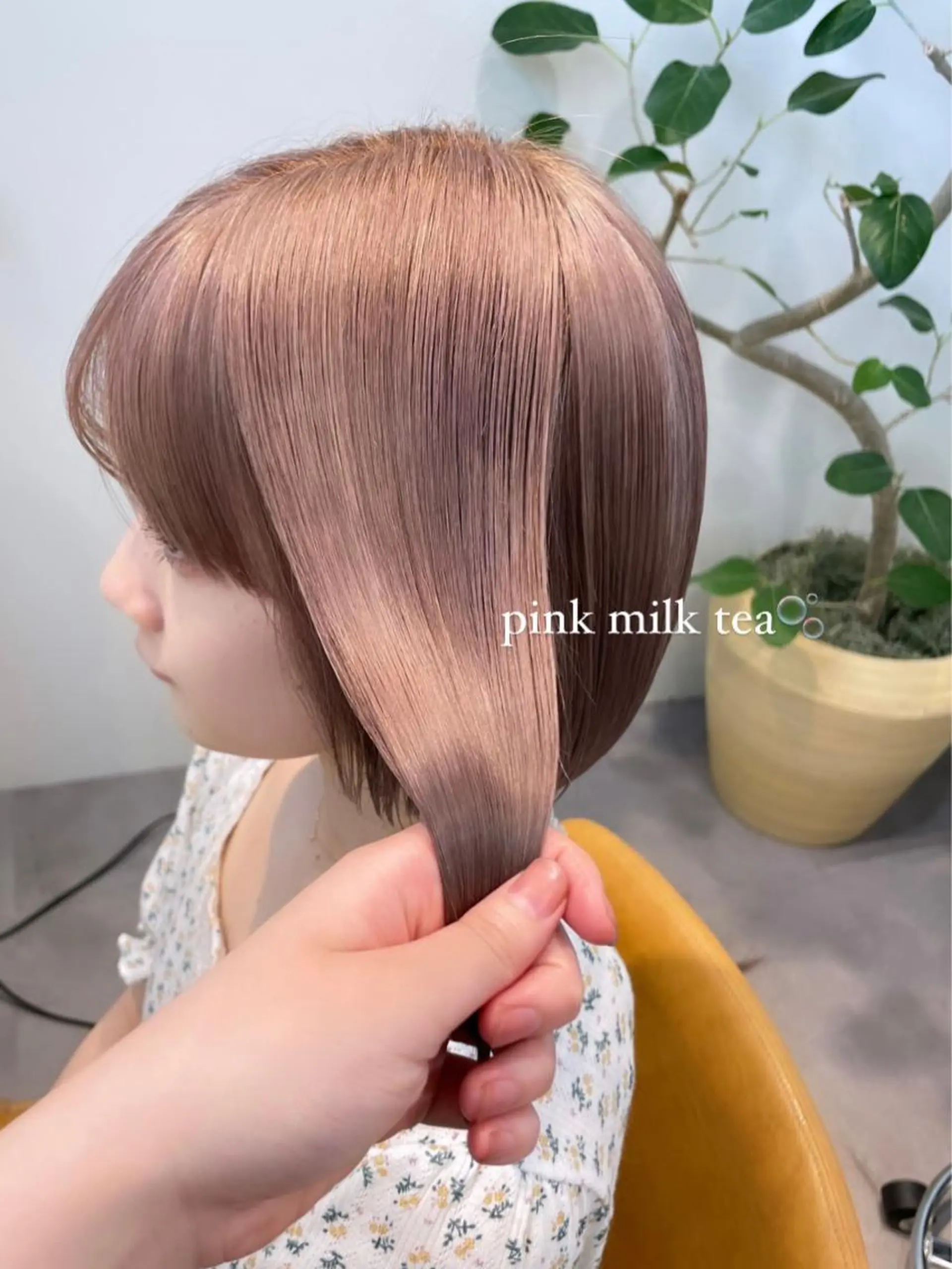 カラー 若月 あやかのヘアスタイル