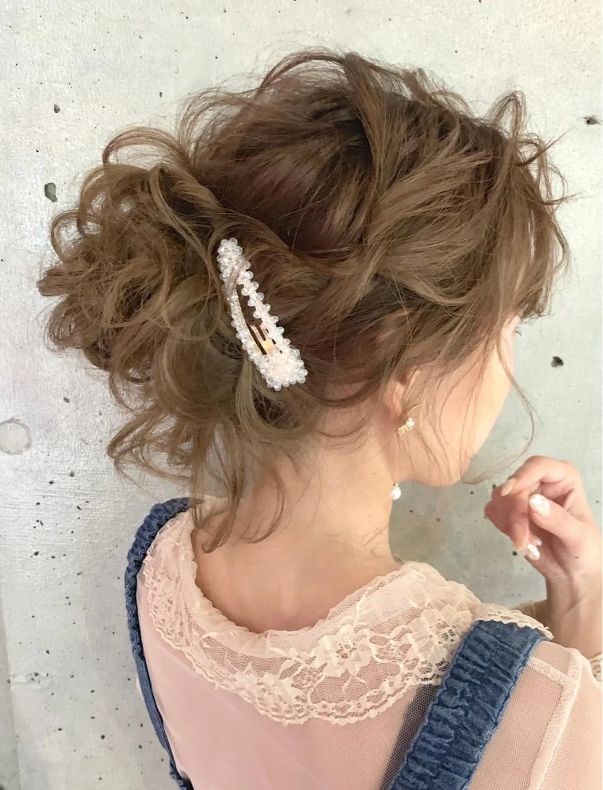 セミロング カラー 髪質改善サロン 心斎橋ARCHEのヘアスタイル