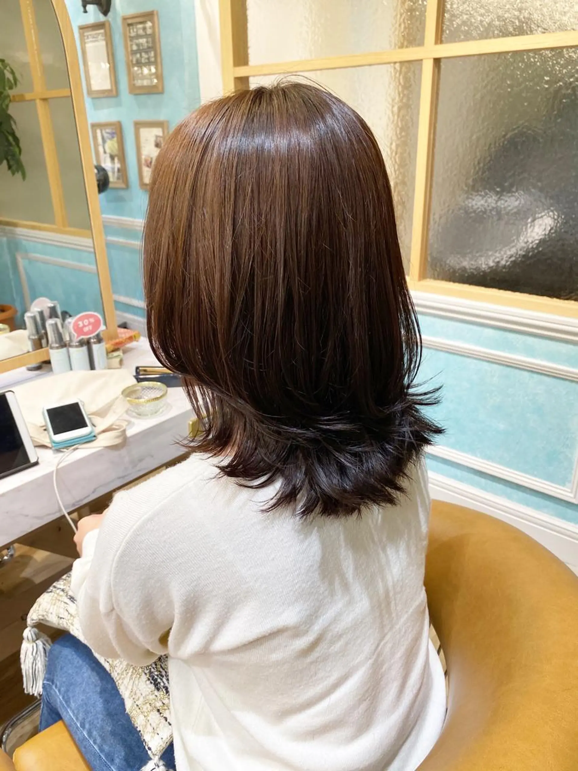 ミディアム カラー La fith liebe 京都駅前店所属・🌈ブリーチ特化🌈 MINATOのヘアスタイル