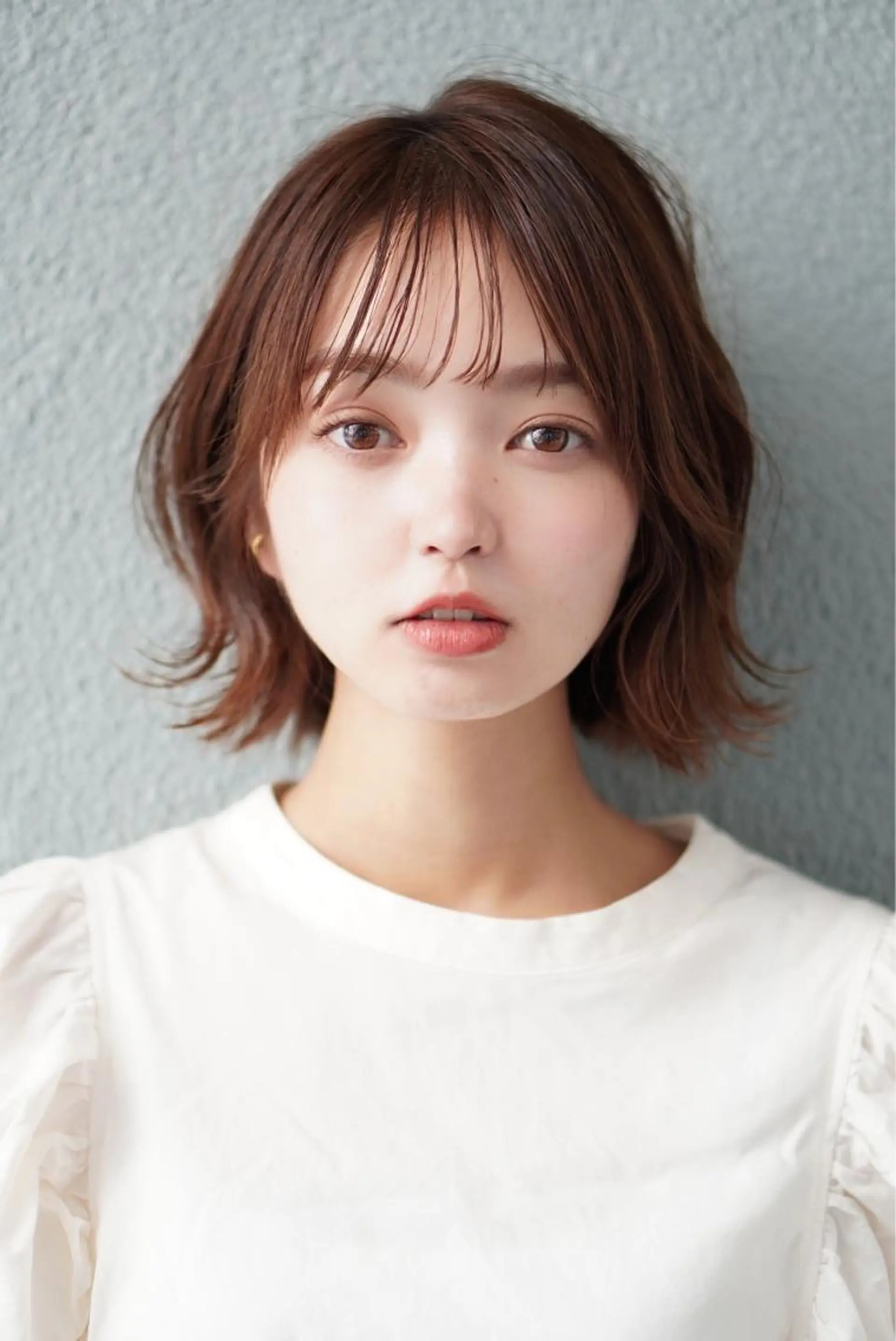 ショート パーマ レイヤーカットのプロ 大人ヘア宮森貴志のヘアスタイル