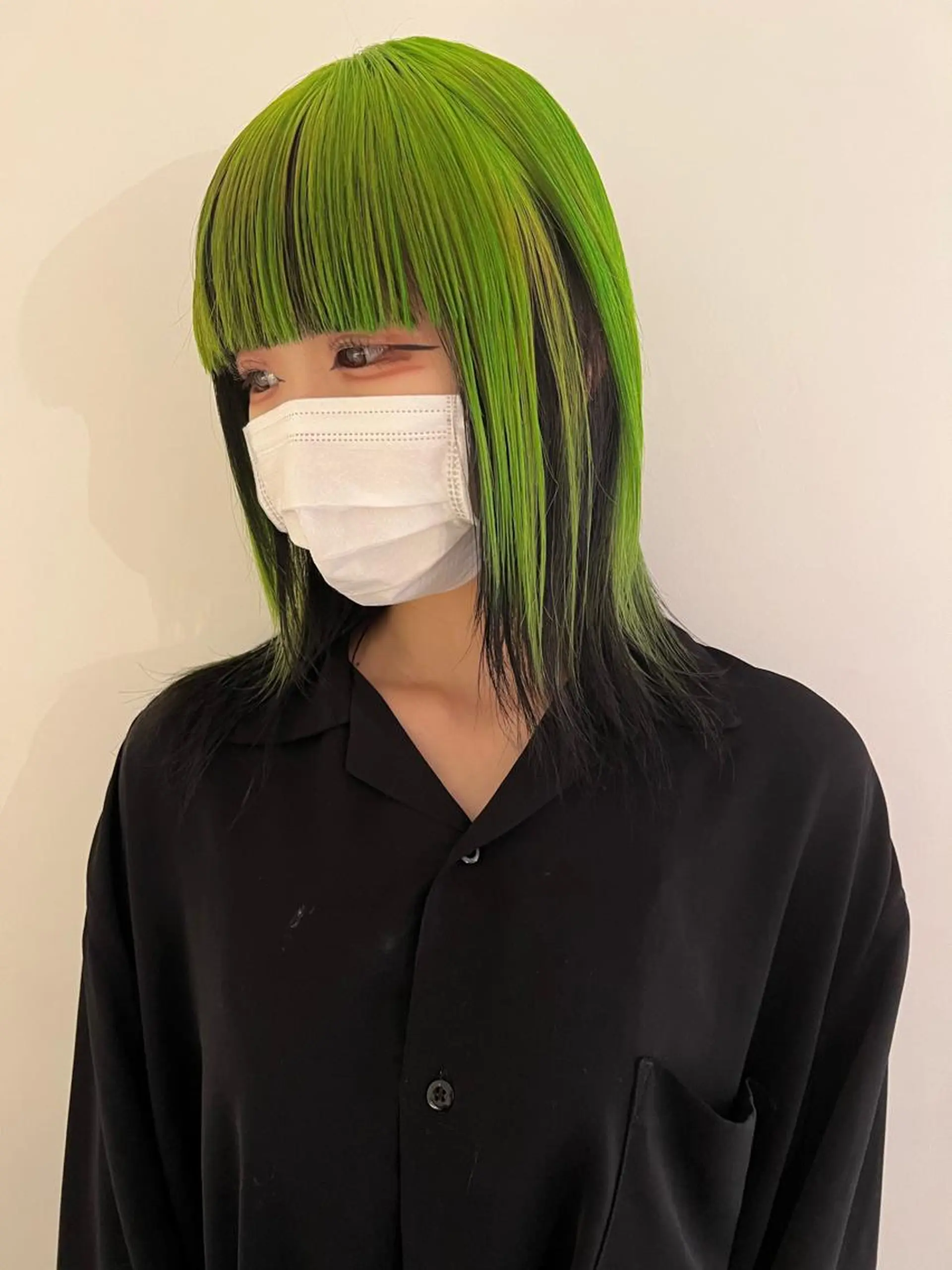 カラー ヘアカラー ブリーチカラー🎀 韓国風/寺門美優のヘアスタイル