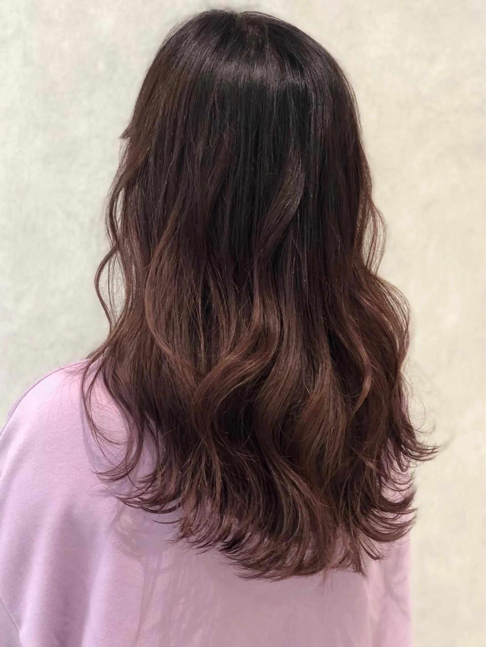 セミロング カラー La fith hair letter所属・Lafith住道 TATSUYAのヘアスタイル