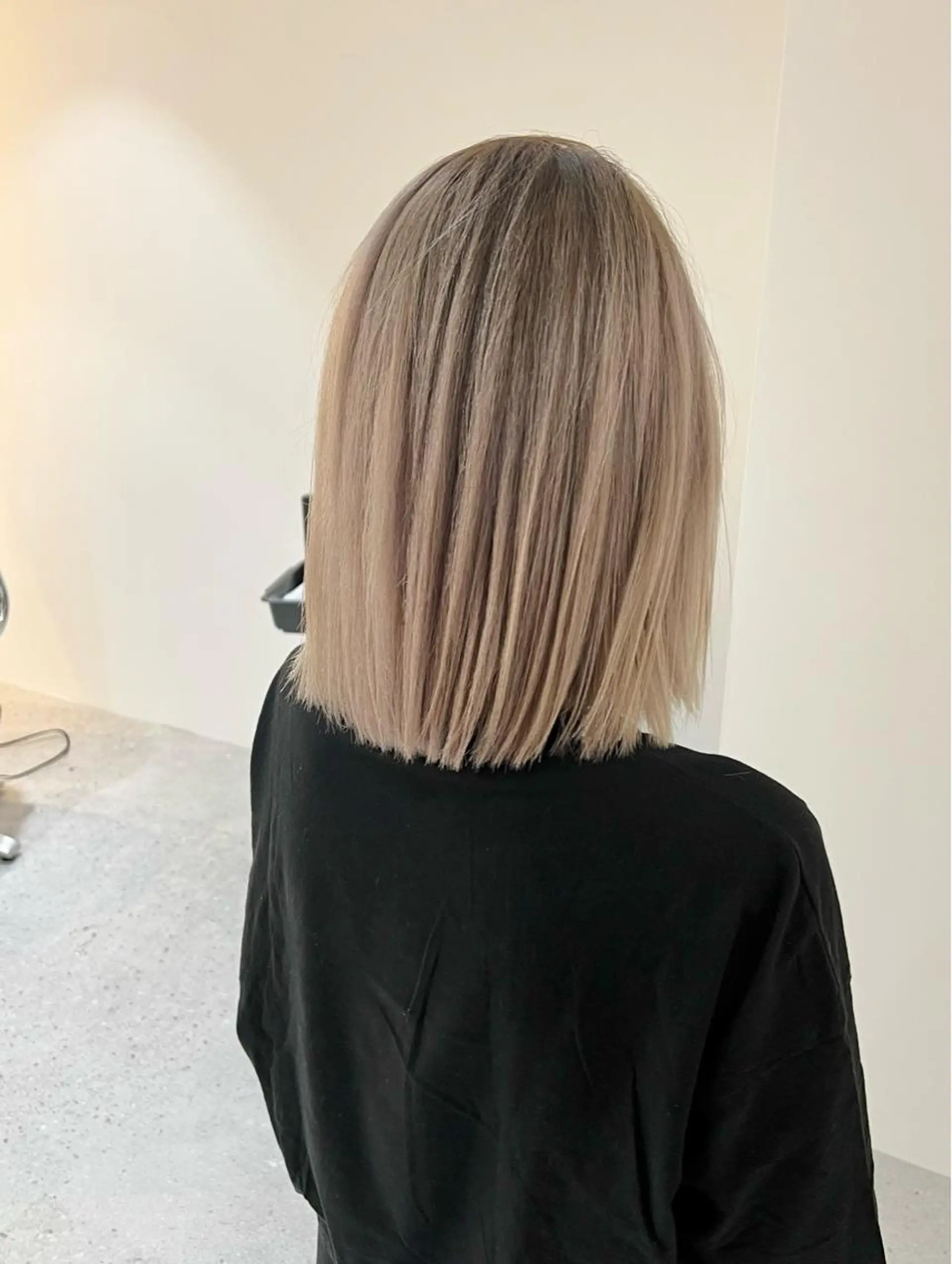 ミディアム カラー 透明感カラー 外国人風カラー Via officialのヘアスタイル