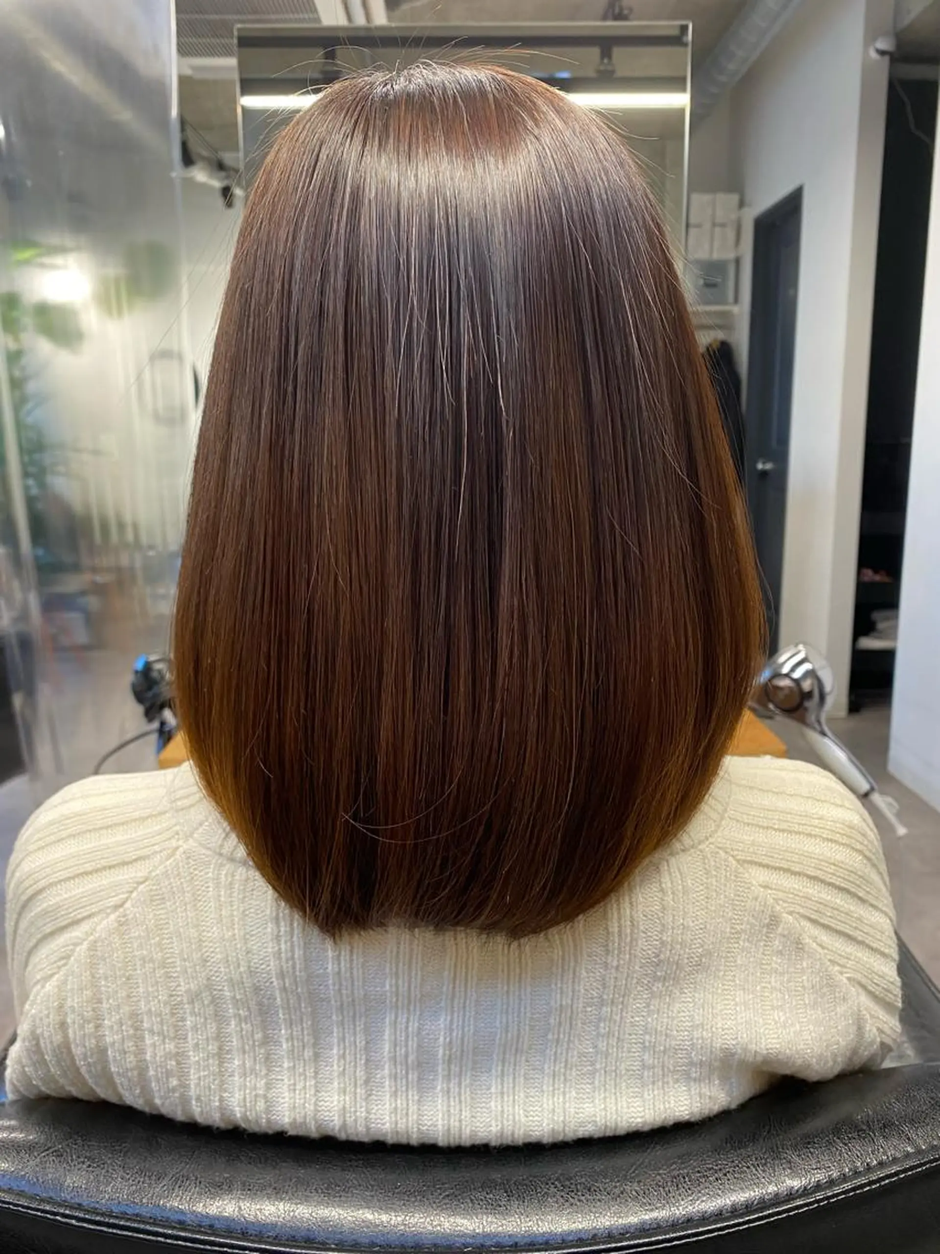 ミディアム パーマ 縮毛矯正 ショート･ウルフ✂︎ 安住有咲子のヘアスタイル