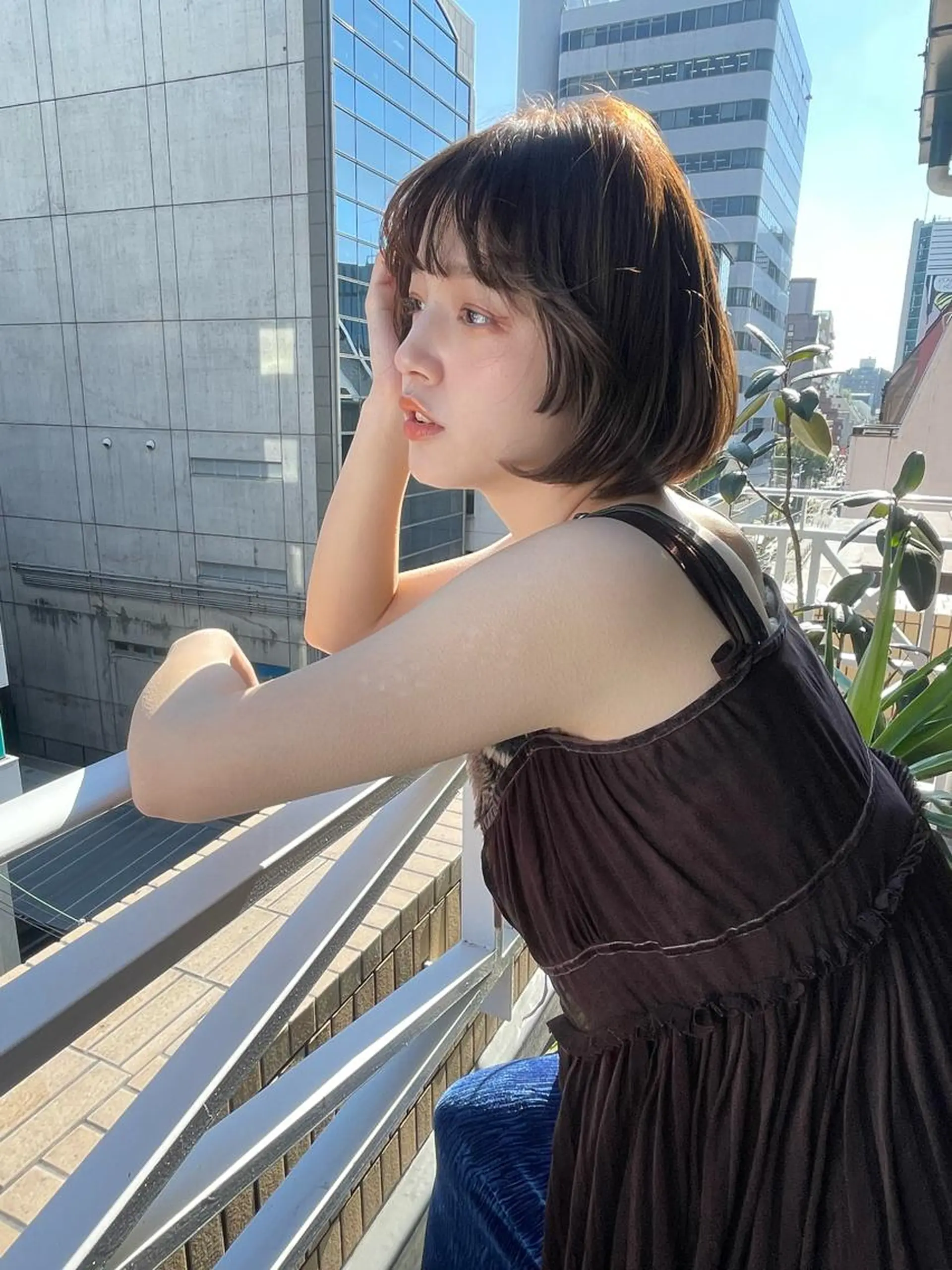 ショート カラー カット ヘアカラー トリートメント ショート/ボブ専門 宮脇美奈/南船場のヘアスタイル