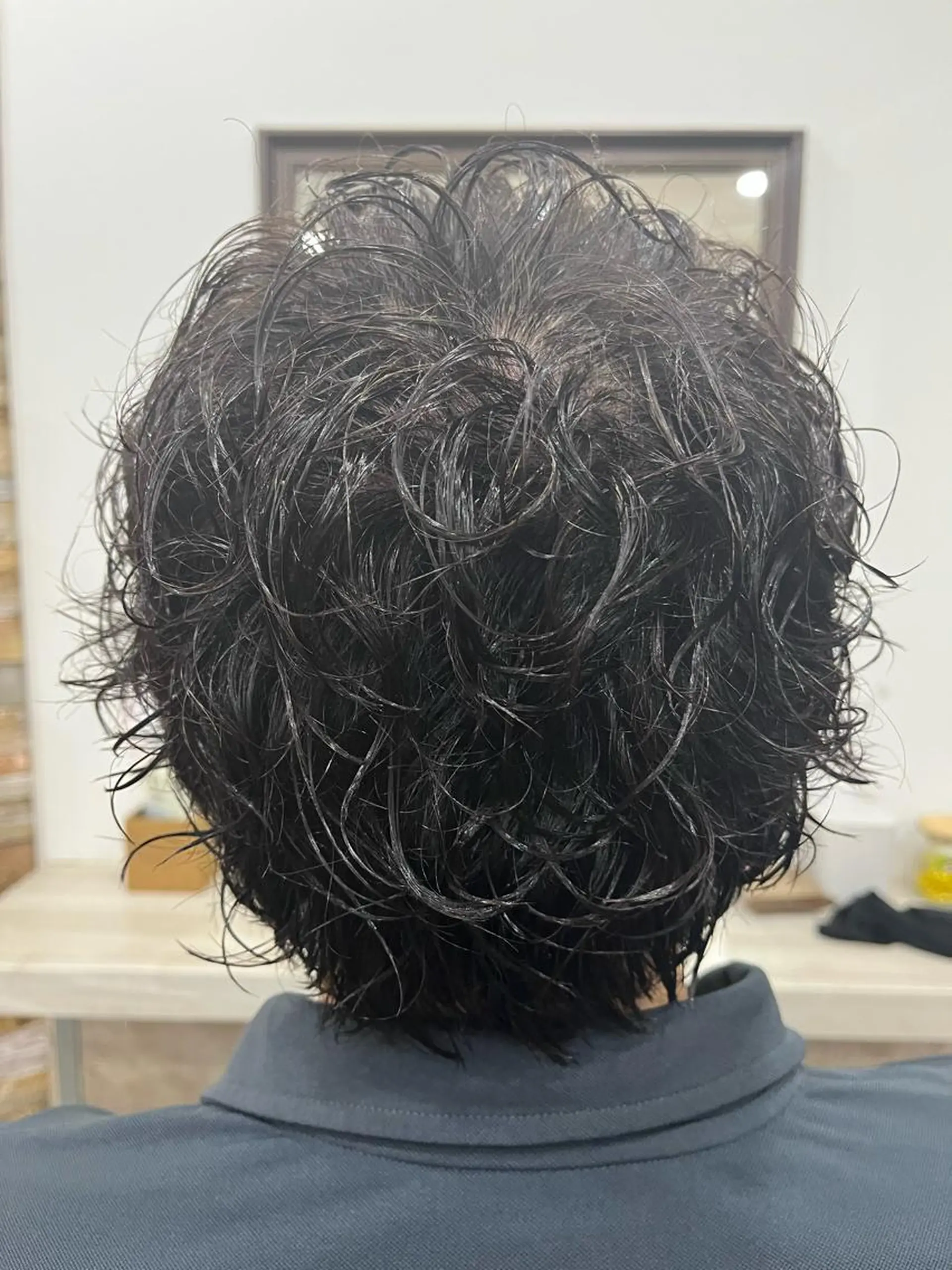 ショート パーマ メンズ 薮内 香保里のヘアスタイル