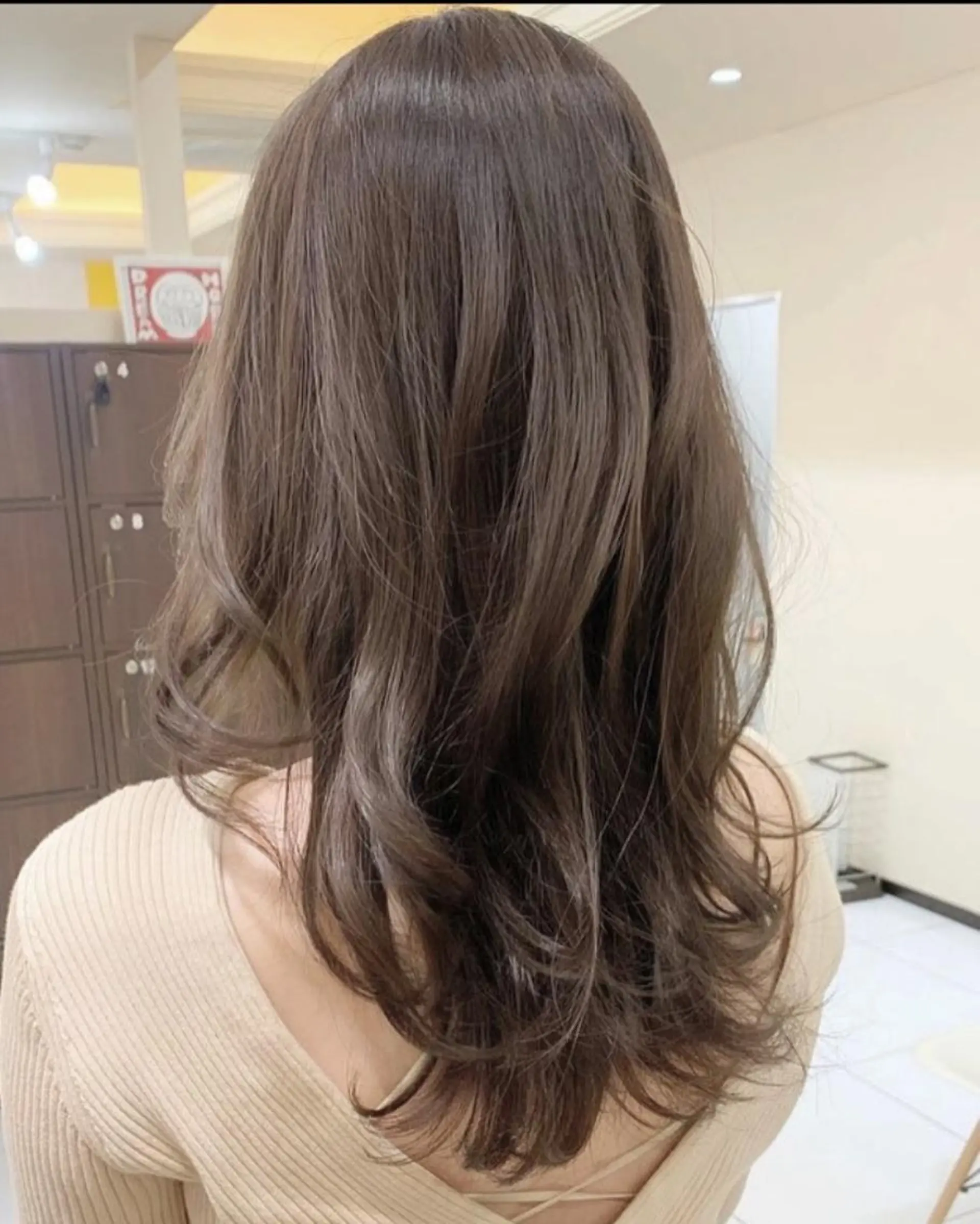 セミロング パーマ セミロングパーマ 韓国風ヘア デジタルパーマ カット パーマ 古沢 新のヘアスタイル
