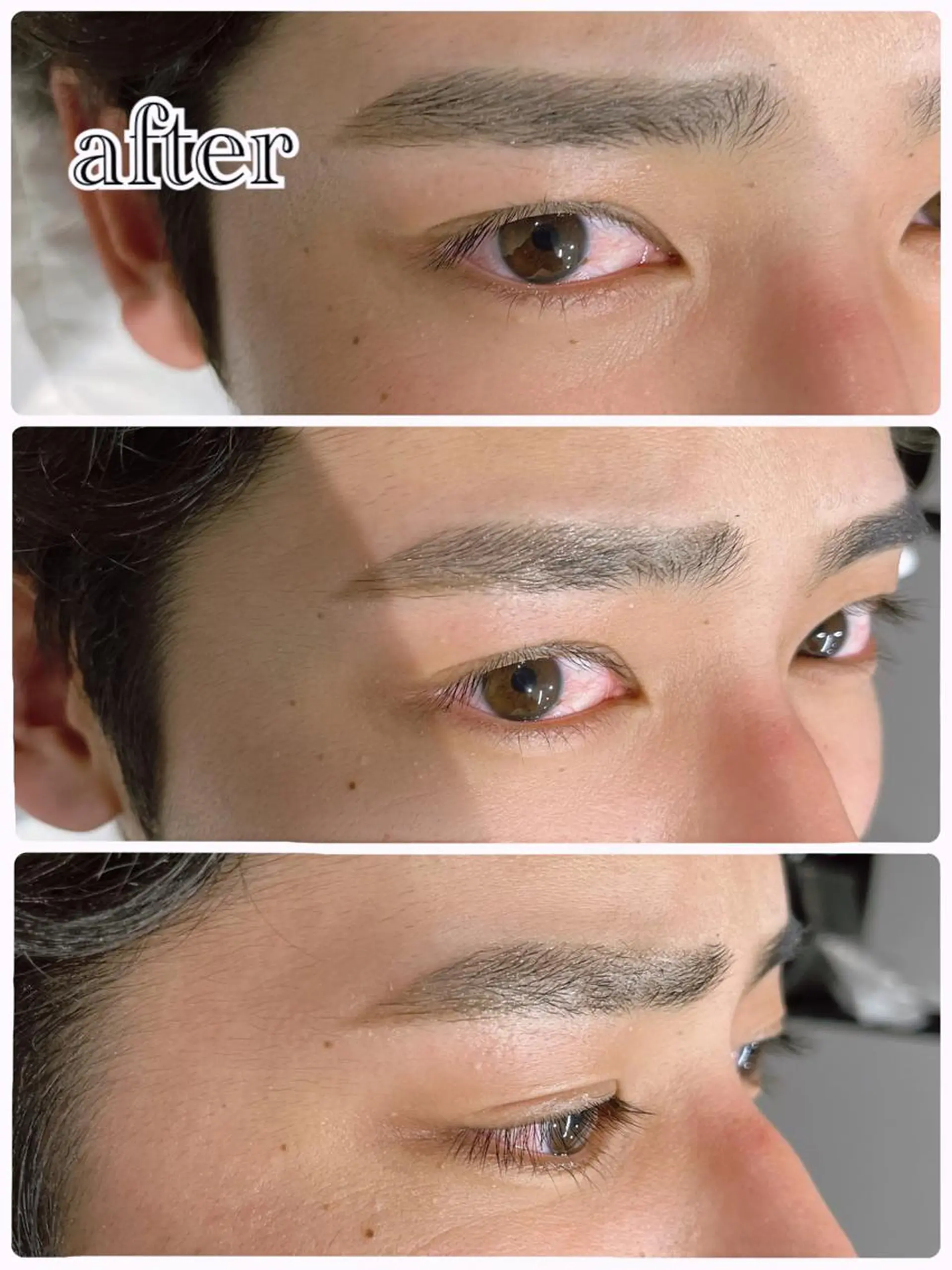 メンズ アイブロウ JILEYES-omotesando-マツエク/まつ毛パーマ/アイブロウ/眉毛所属・アイブロウリスト SHOYA🫧表参道の眉毛・アイブロウイメージ