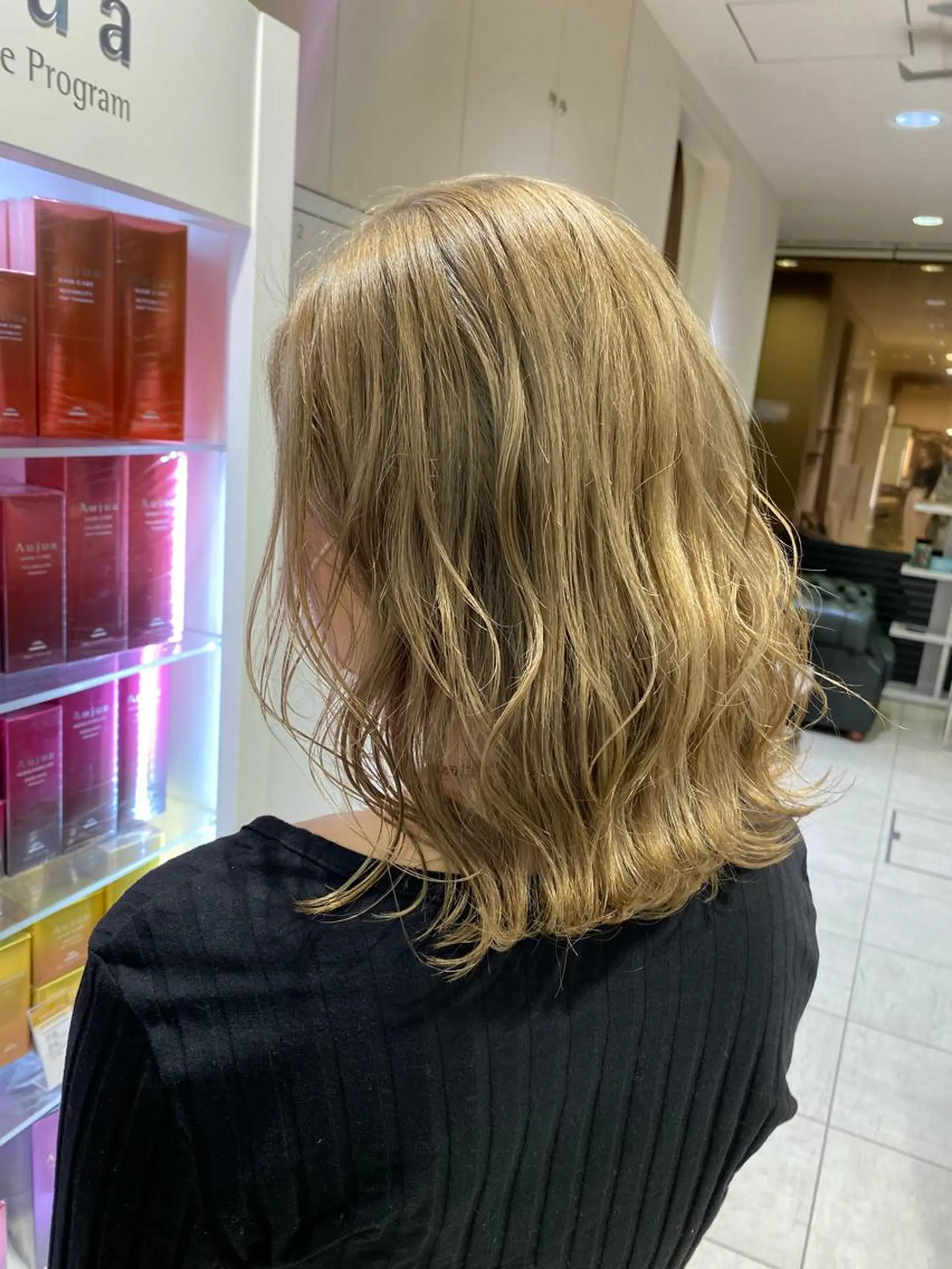 ミディアム カラー ブリーチ指名No.1 Daikiのヘアスタイル