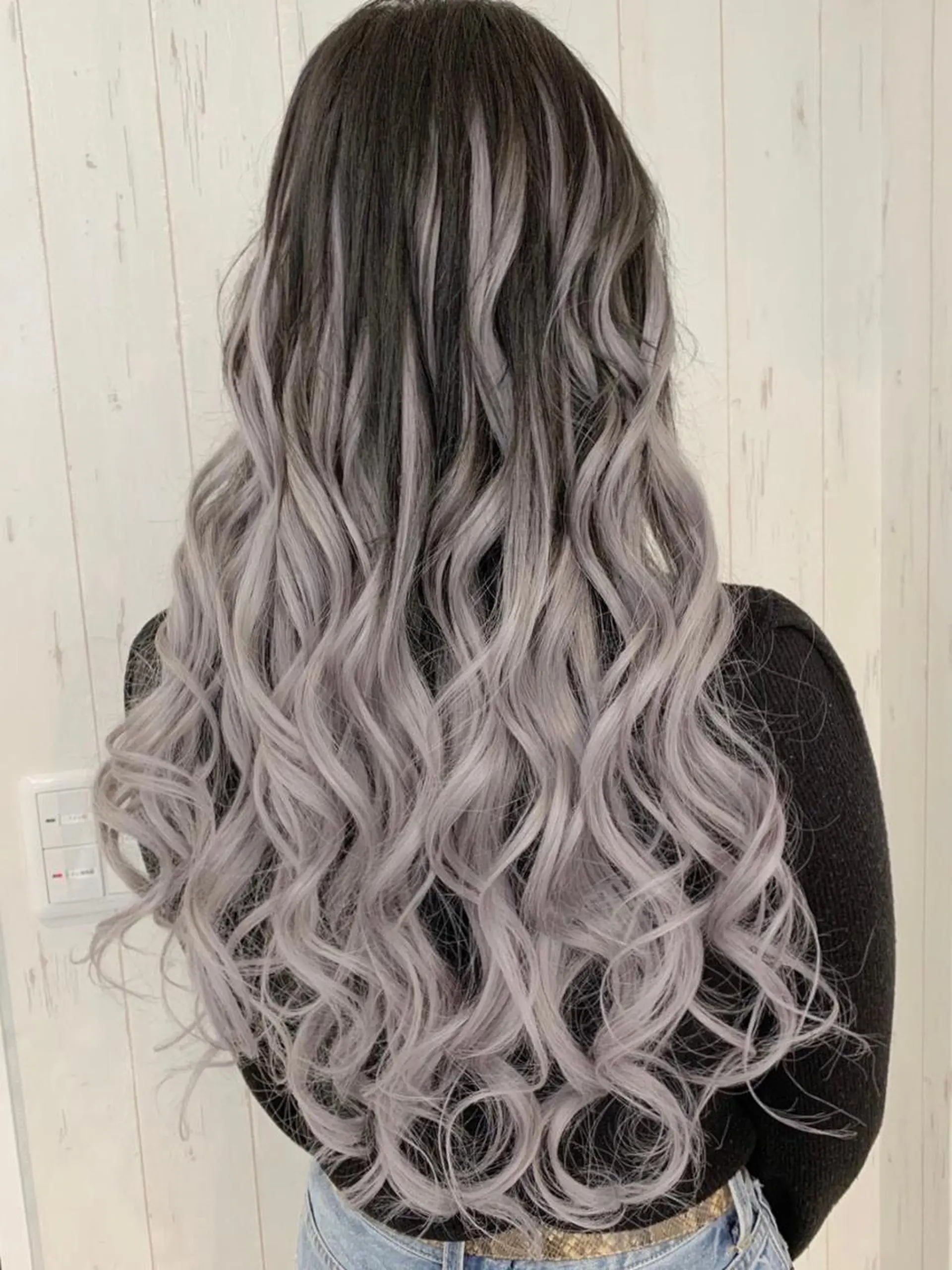 ロング カラー ヘアアレンジ Device ディバイスのヘアスタイル