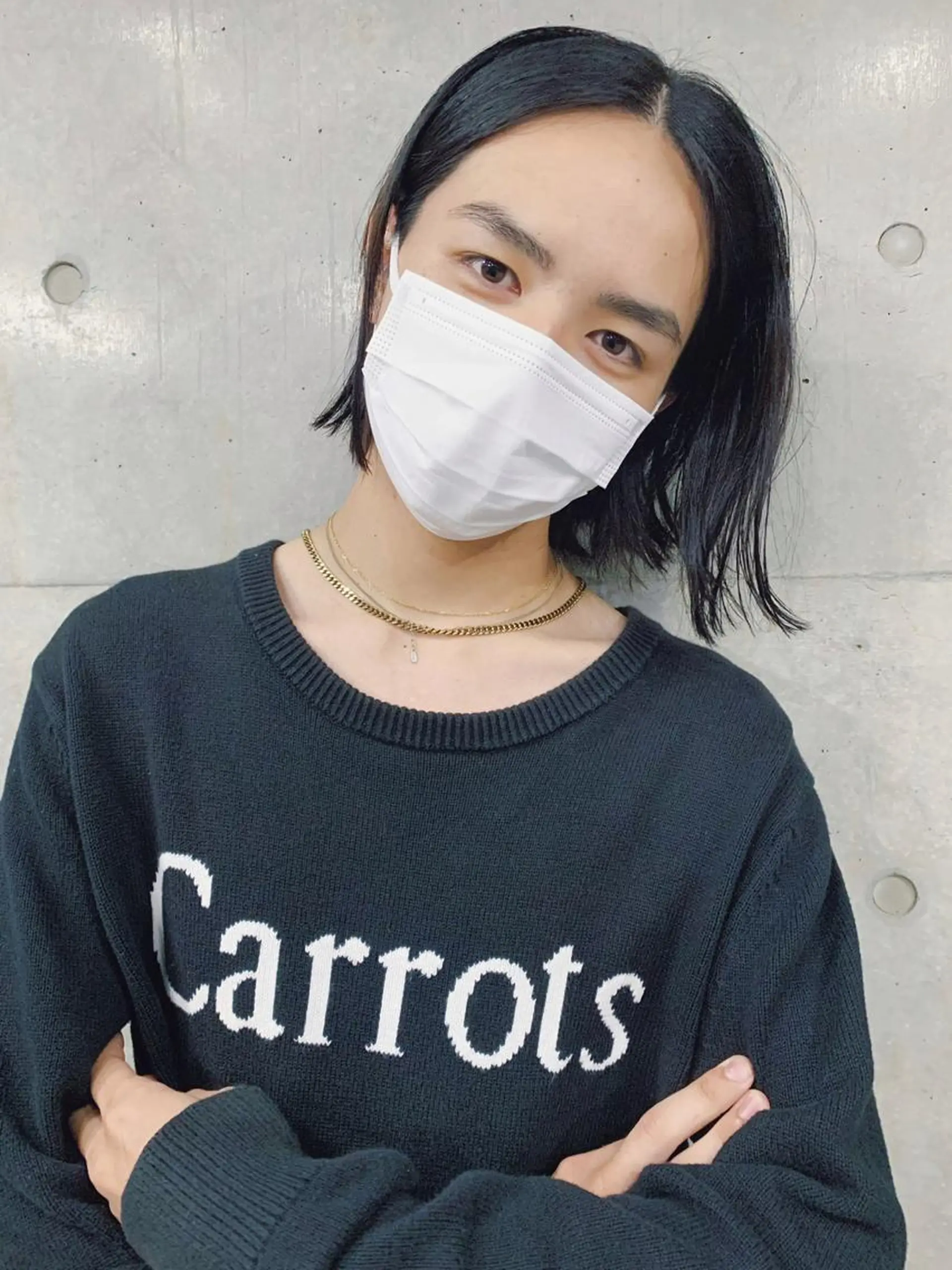 ショート ボブパーマコテ巻き風 パーマNo1深江秀平のヘアスタイル