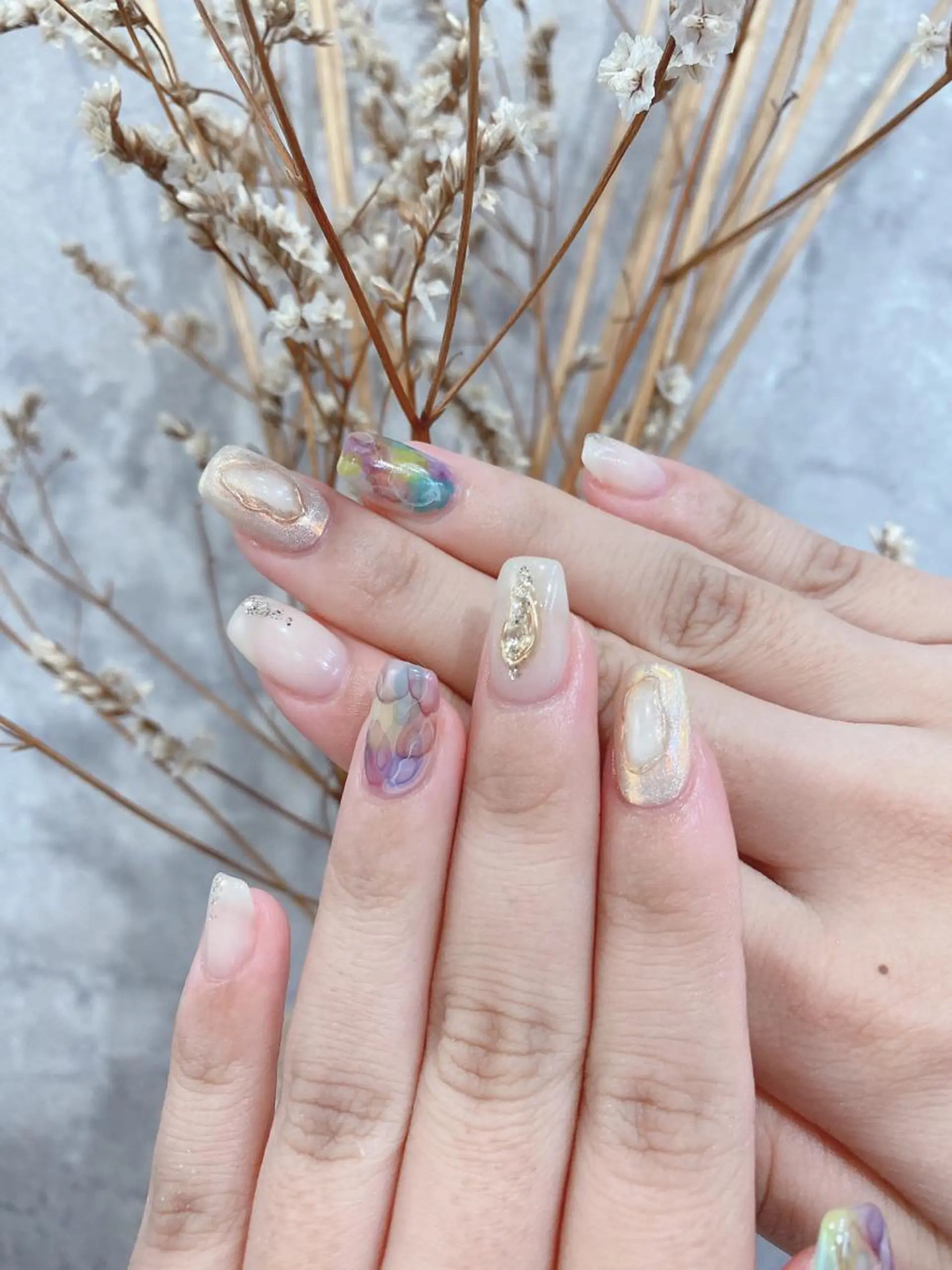 ネイル アートネイル ハンドネイル purple hair design所属・Sumi Tomoのネイルデザイン