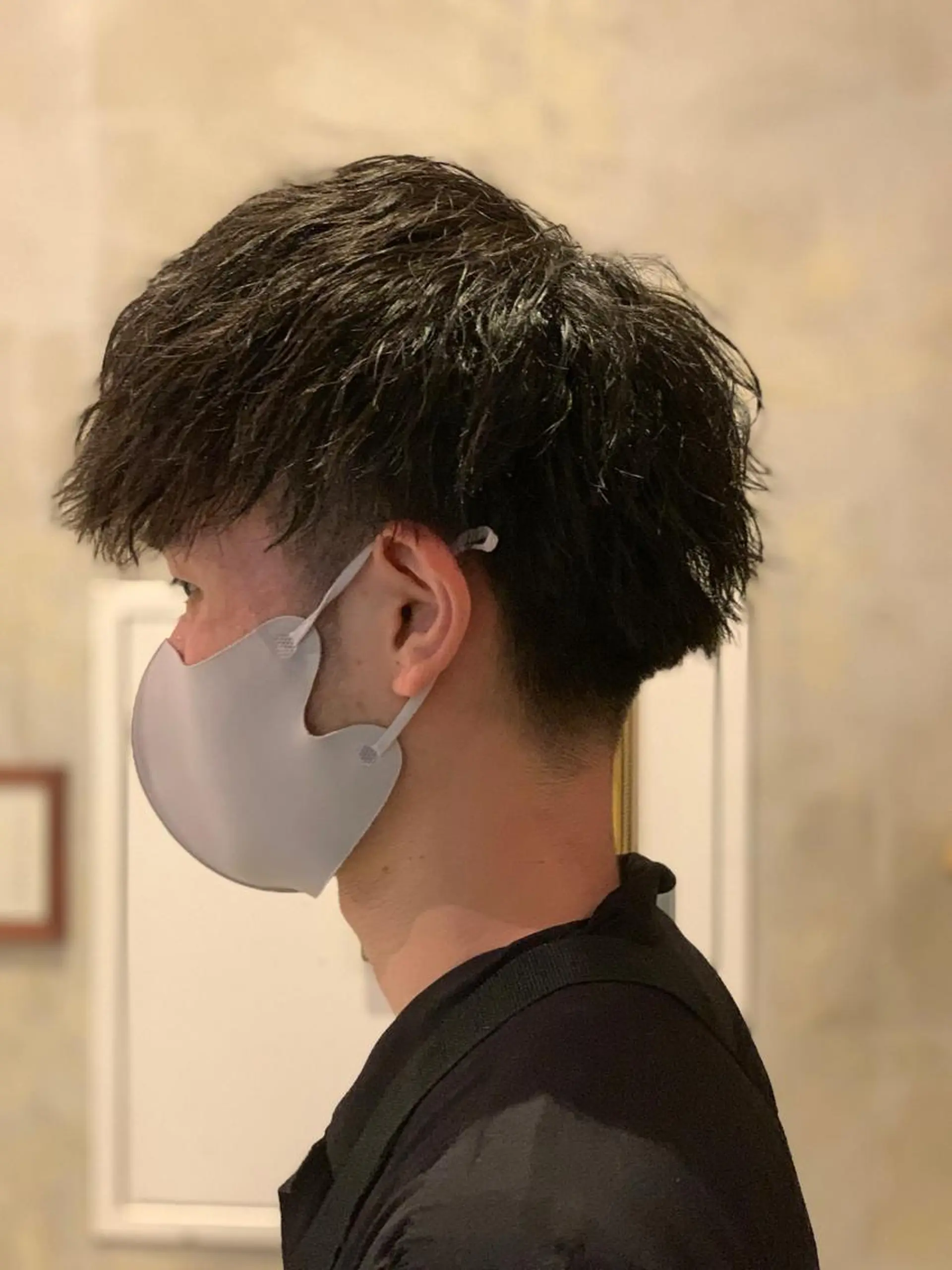 ショート パーマ メンズ カット パーマ トリートメント 👑ツイスパ👑 中谷 陸のヘアスタイル