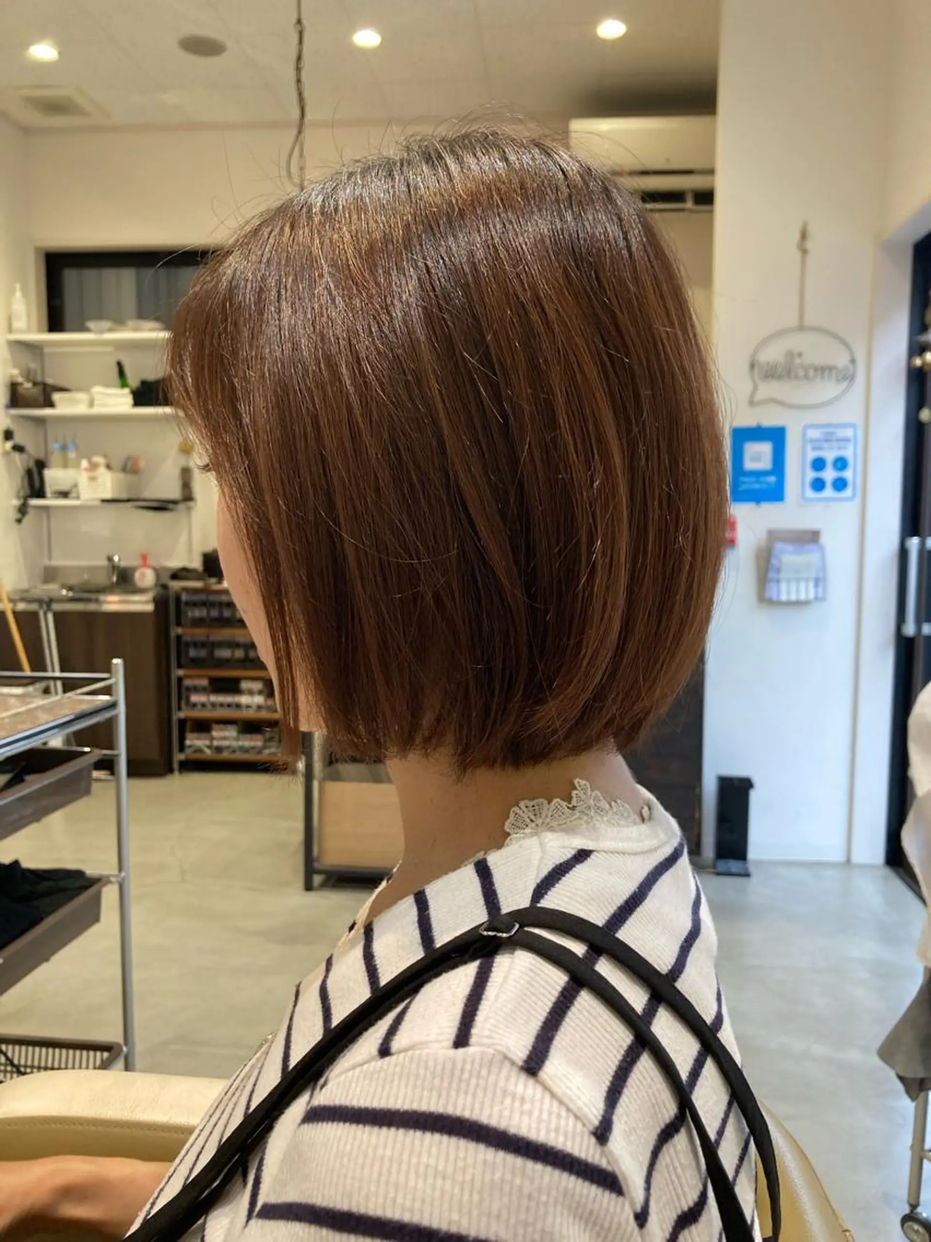 ショート 折本 沙織のヘアスタイル