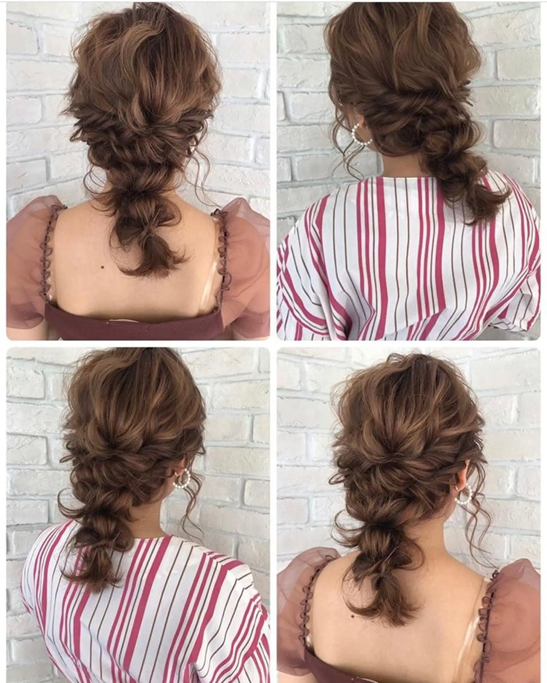 ヘアアレンジ ハウス山下あやか 成人式カットカラーのヘアスタイル