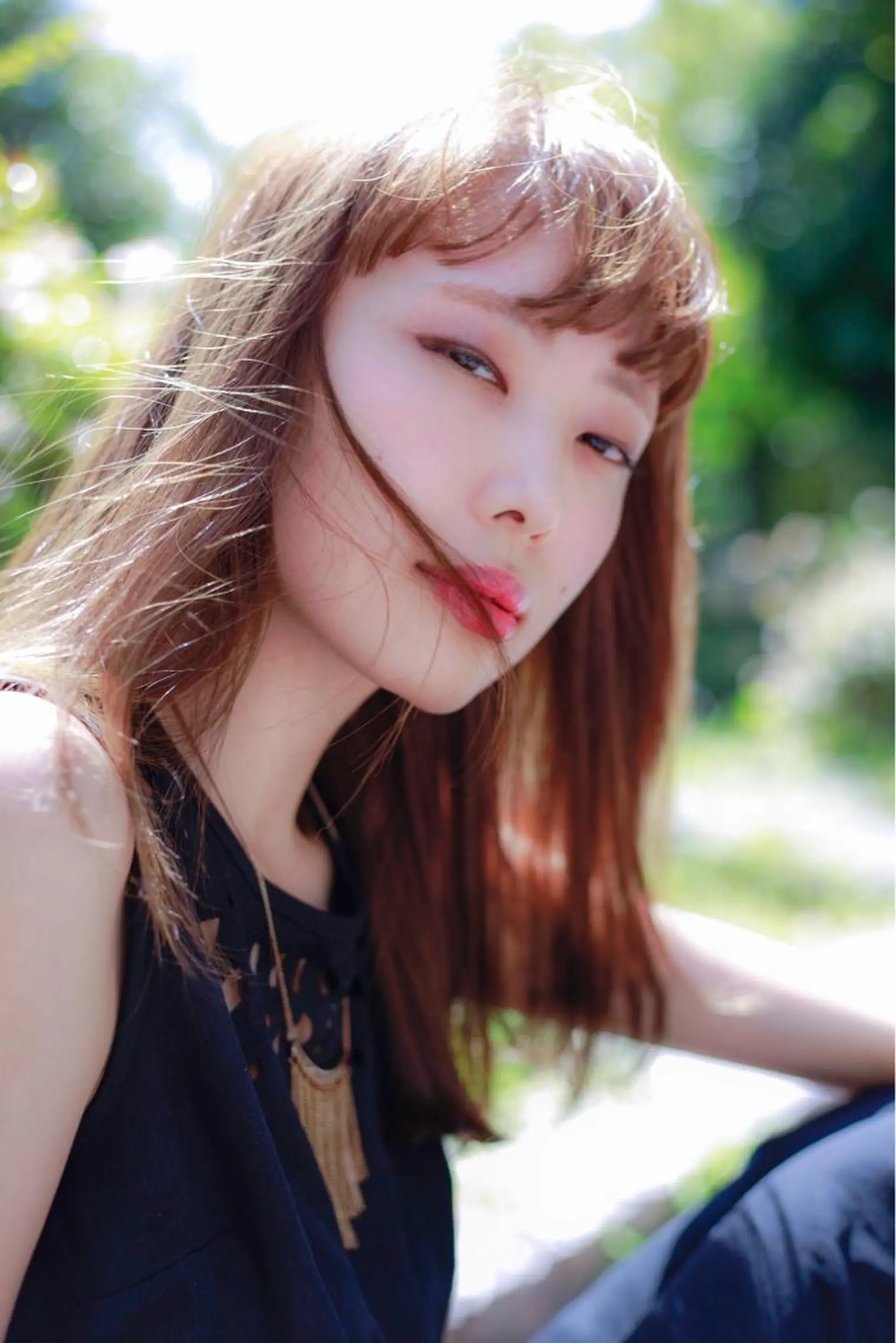 ミディアム 永田 崇のヘアスタイル