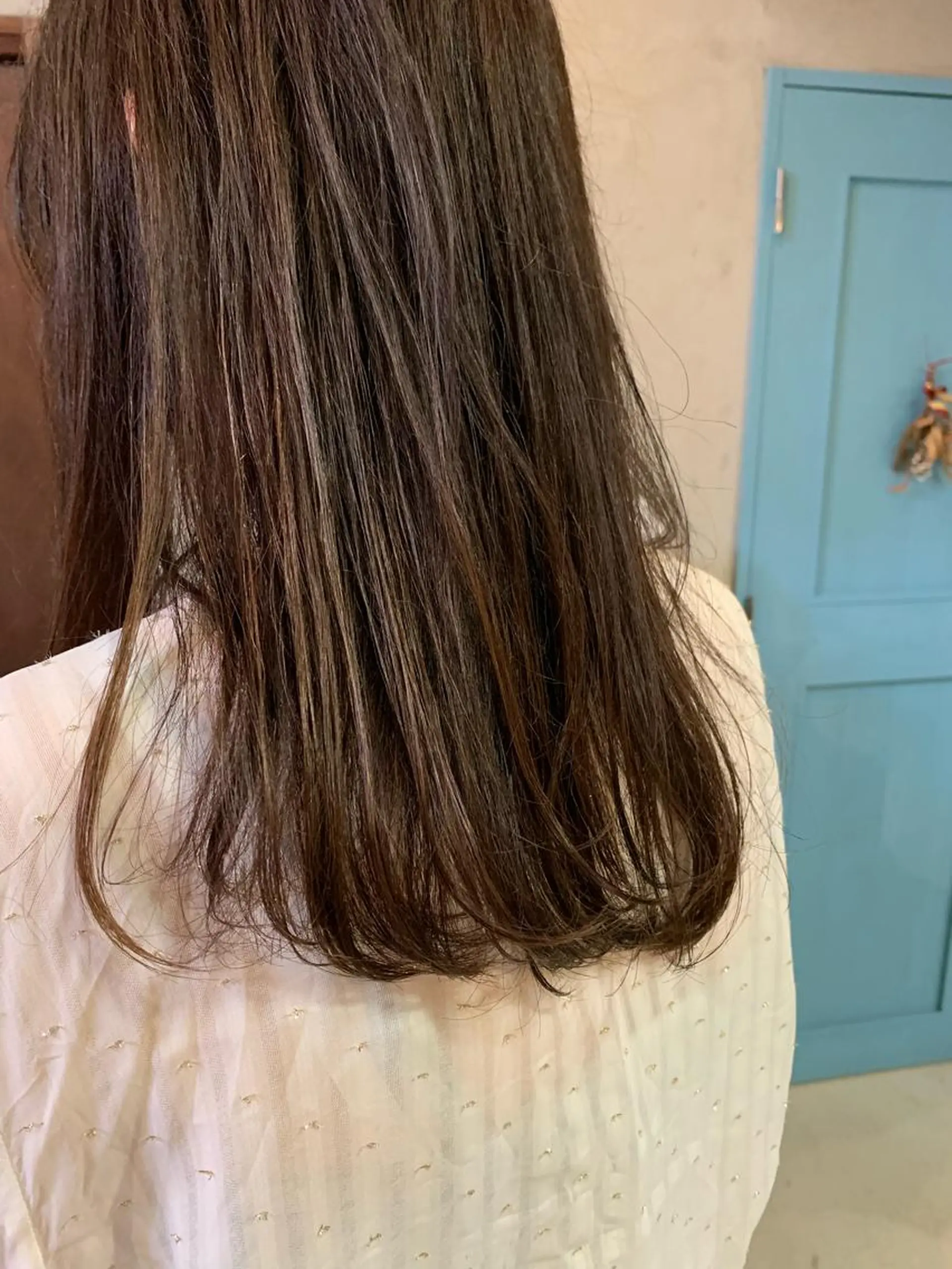 カラー レイヤー/韓国ヘア 杉浦結梨のヘアスタイル