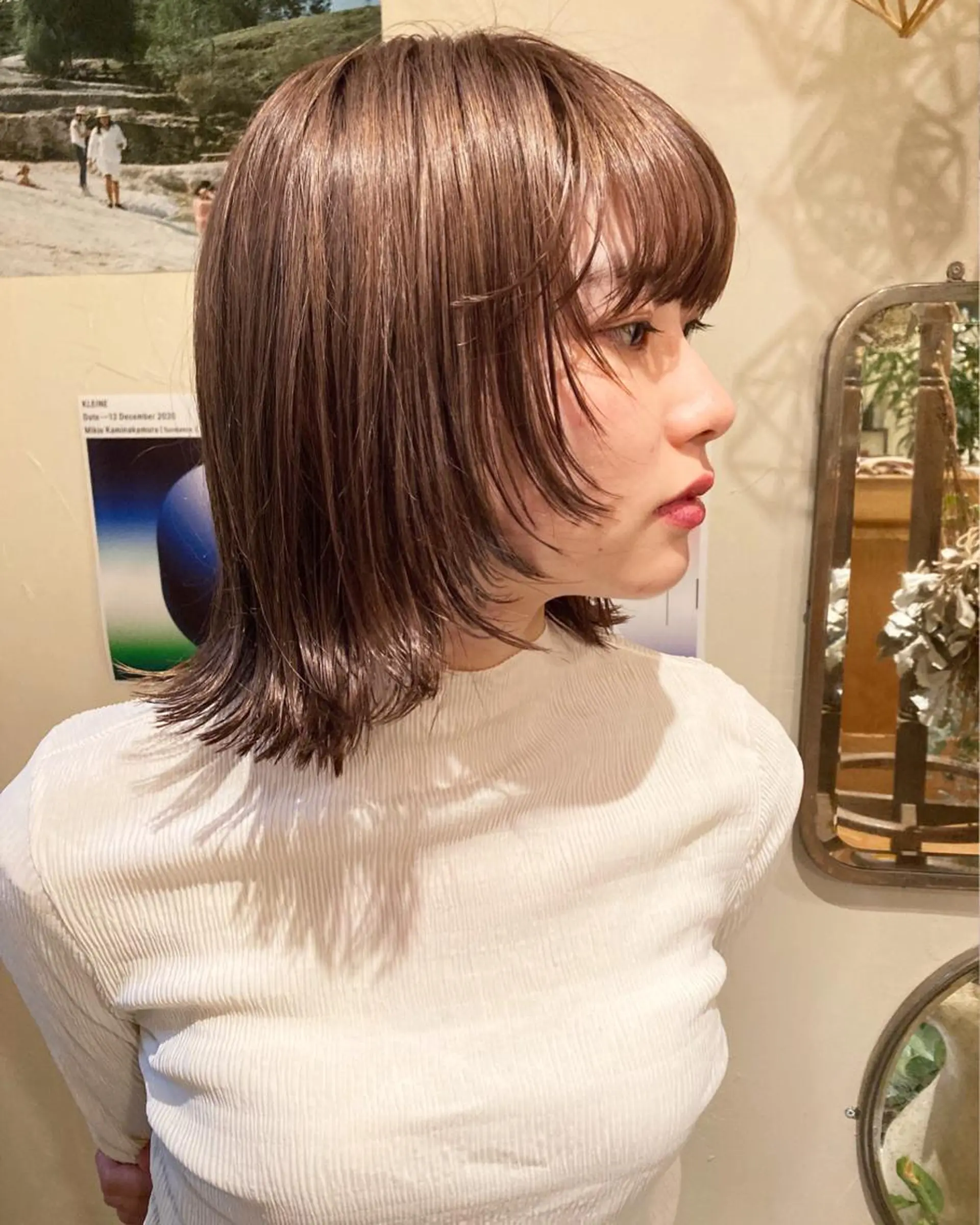 カラー 木村 百花のヘアスタイル