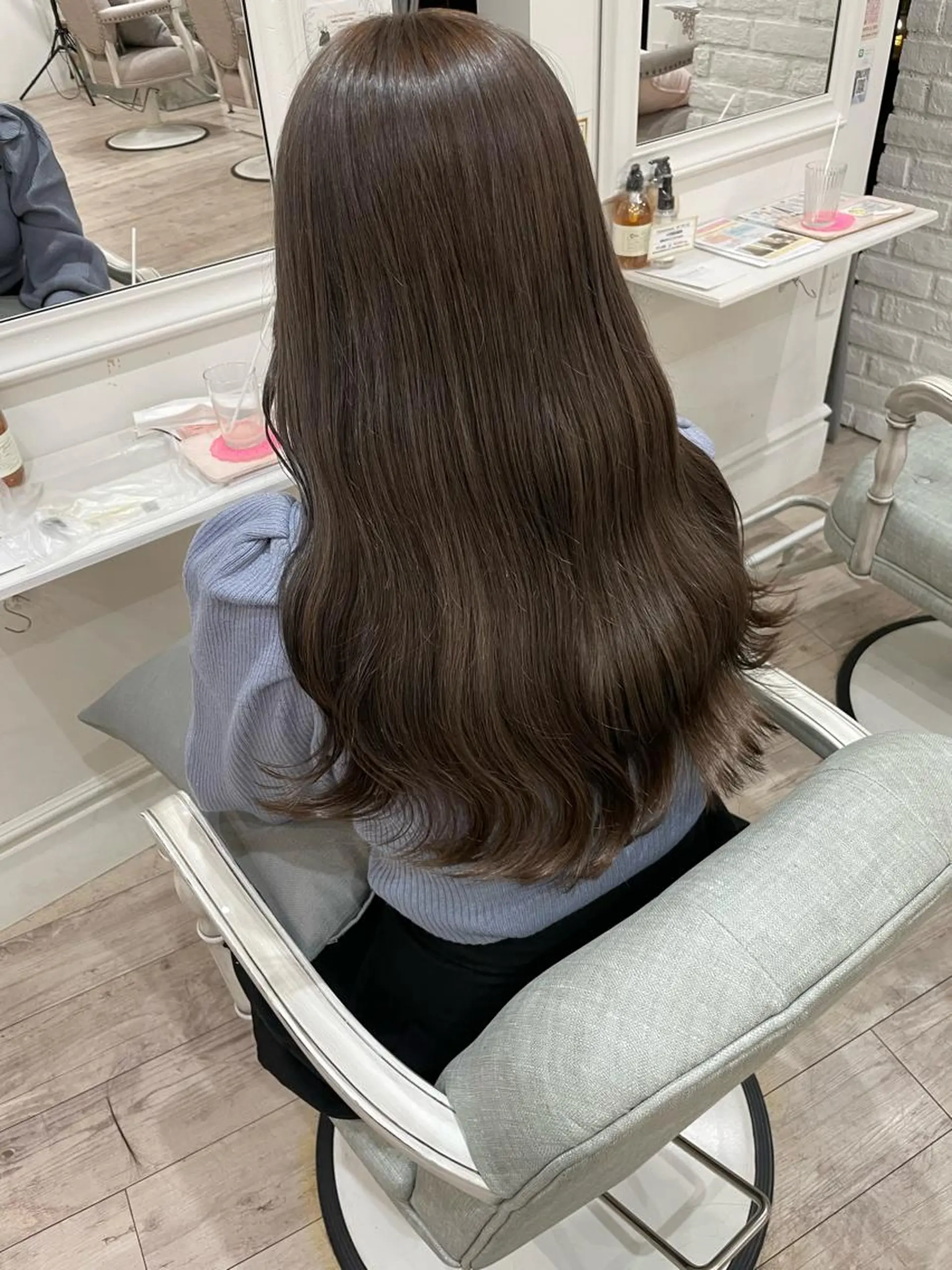 ロング カラー カット ヘアカラー HARUKA韓国ヘア /Luana梅田のヘアスタイル