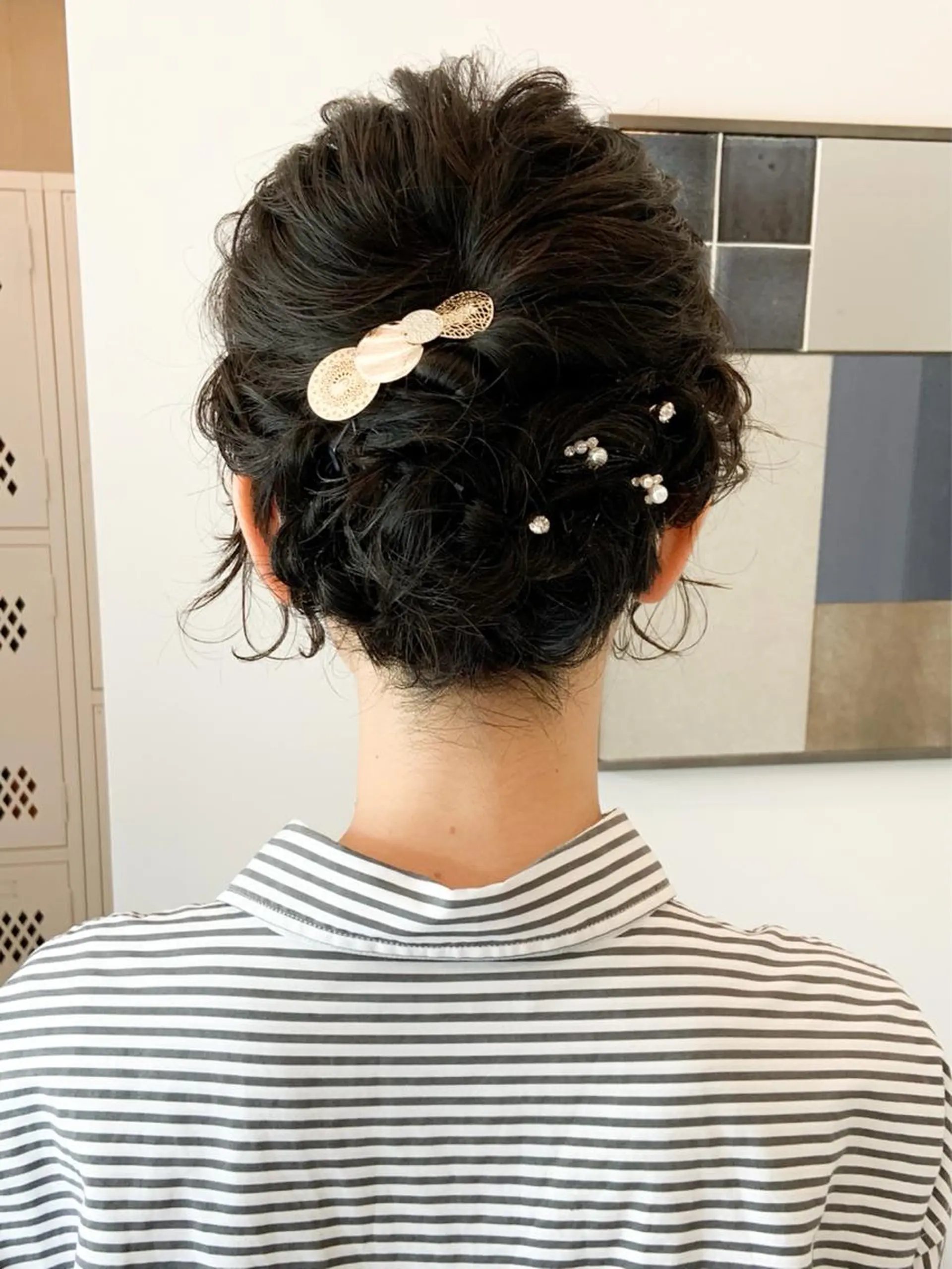 ショート ヘアアレンジ 名駅/大人可愛い /艶髪/流音のヘアスタイル