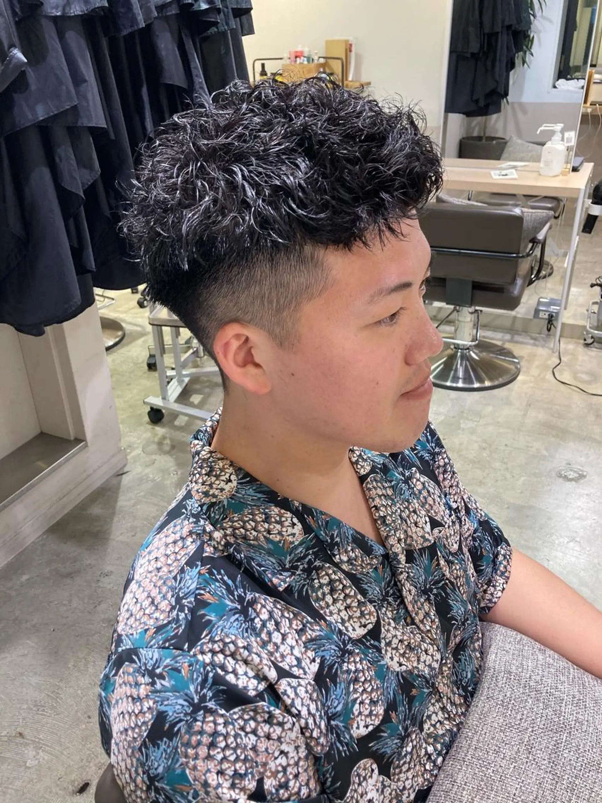 パーマ メンズ FILMS所属・宮城 星のヘアスタイル