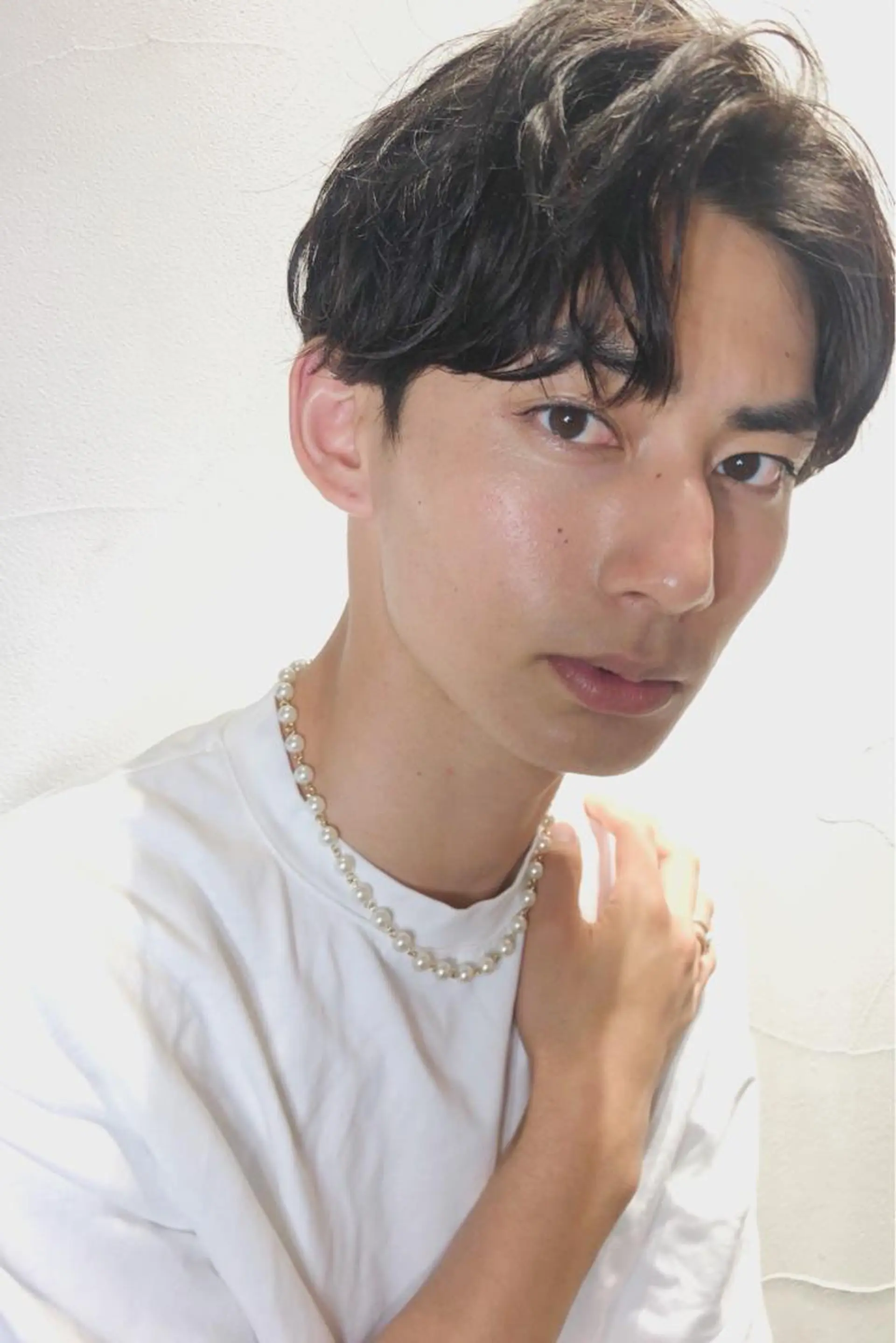 ショート カラー パーマ メンズ メンズサロン💈 吉岡陽【中野】のヘアスタイル