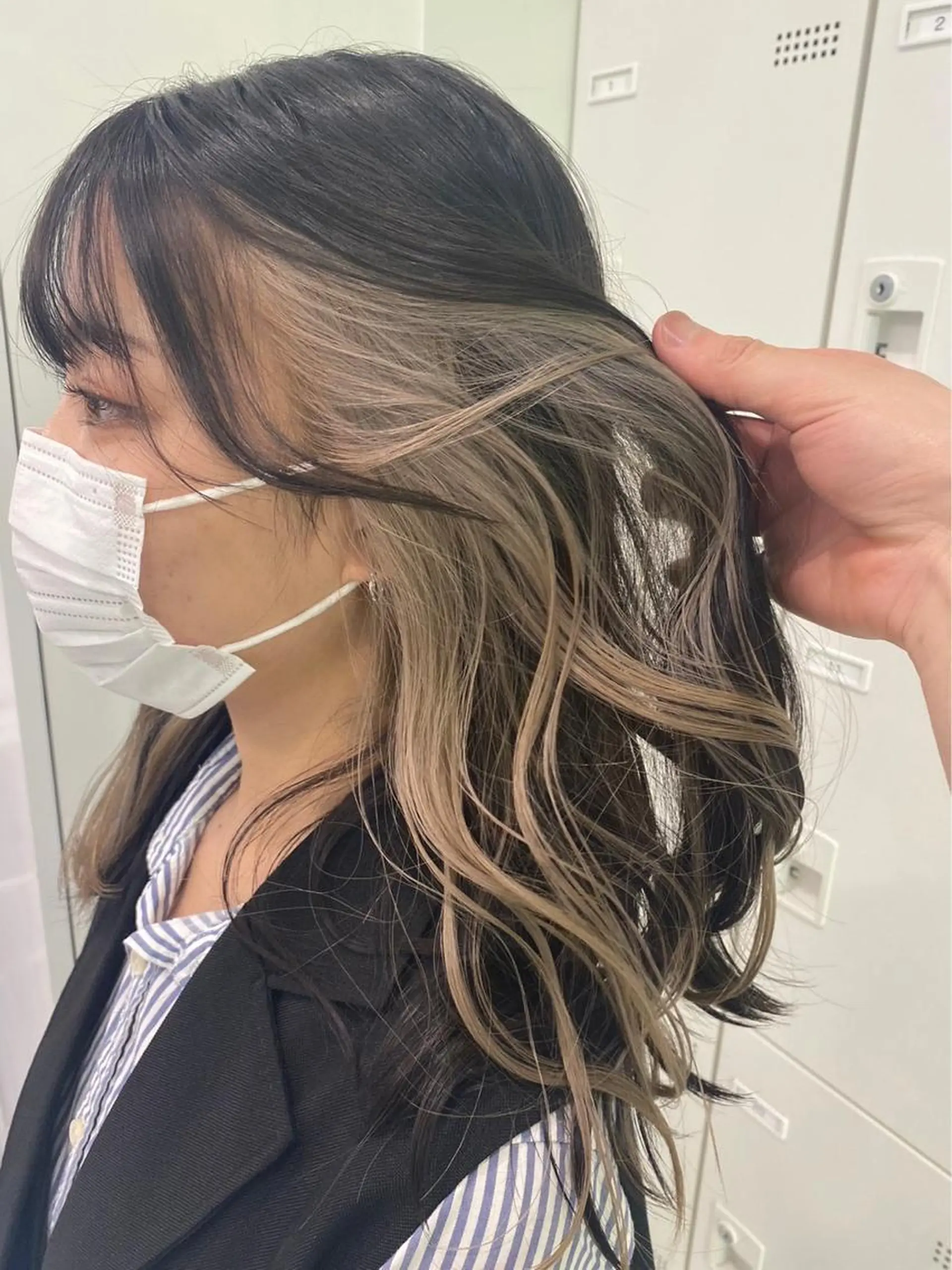 ロング カラー ARMONY 神宮前所属・コテ巻き風パーマ 🦋そま🦋のヘアスタイル