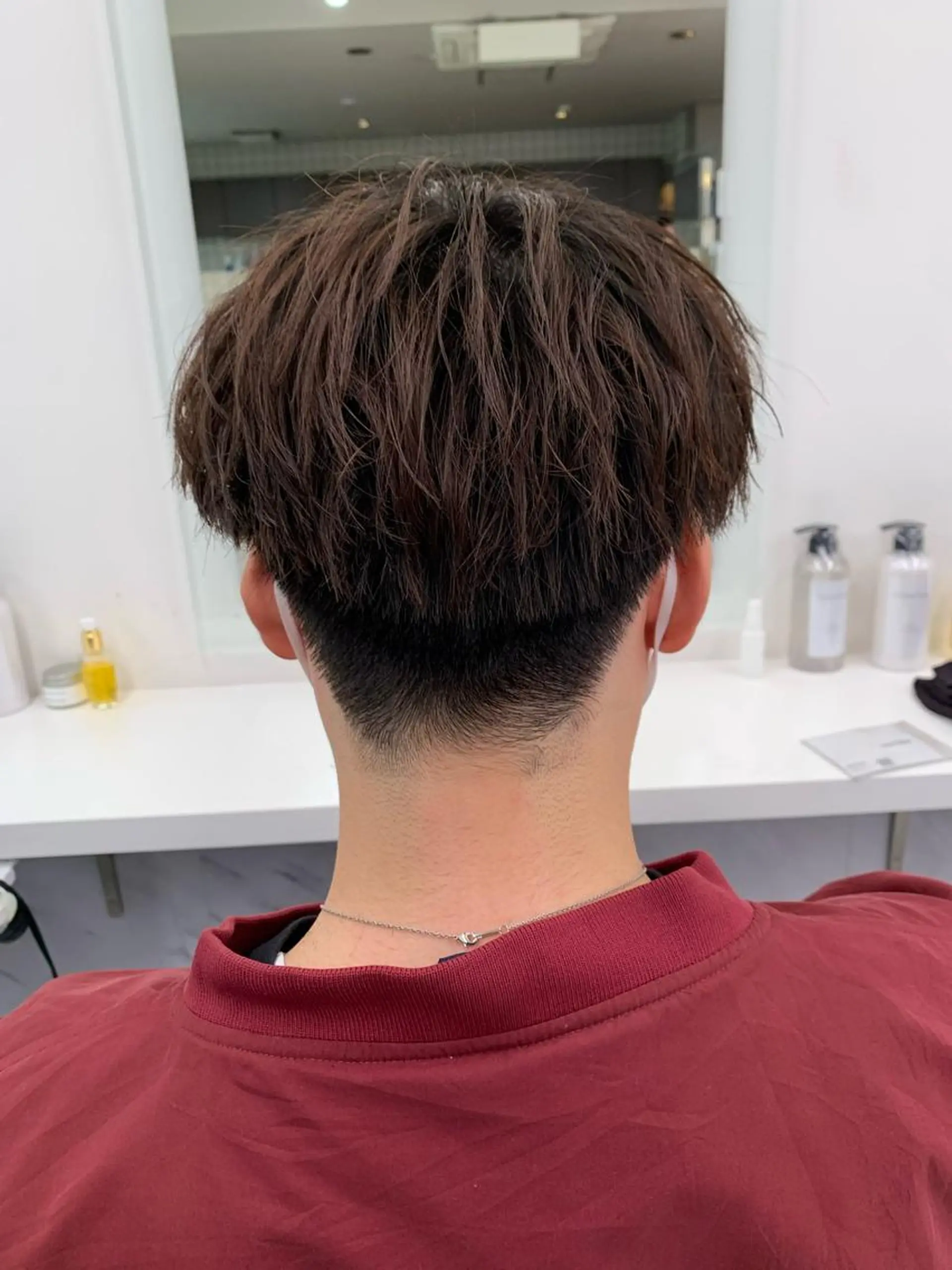 ショート カラー パーマ メンズ メンズ韓国風 マッシュウルフ マッシュ メンズパーマ ツーブロック カット ヘアカラー トリートメント ヘッドスパ ヘアセット トレンド/レイヤー うる艶🪞CANDYのヘアスタイル