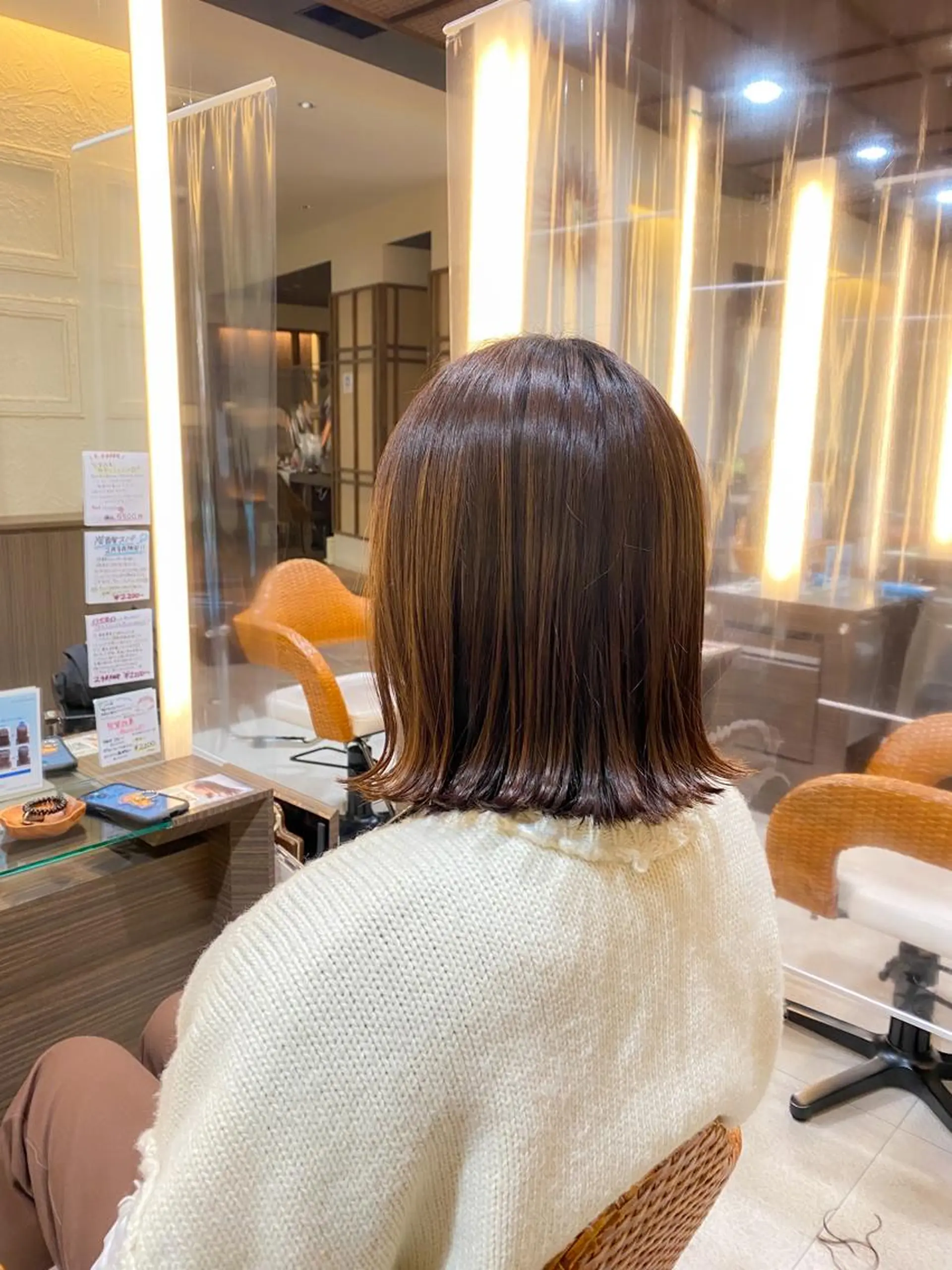 ミディアム スパイラル波巻き パーマ井本汰壱のヘアスタイル