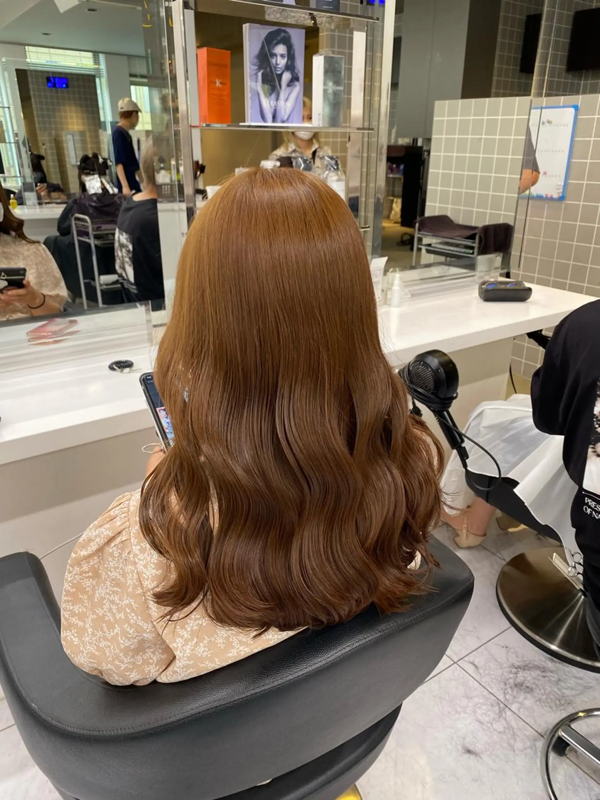 ロング カラー ヘアアレンジ キッズ ベージュカラー TRUNAIL&EYE所属・TRU Shino🦋のマツエク・マツパデザイン