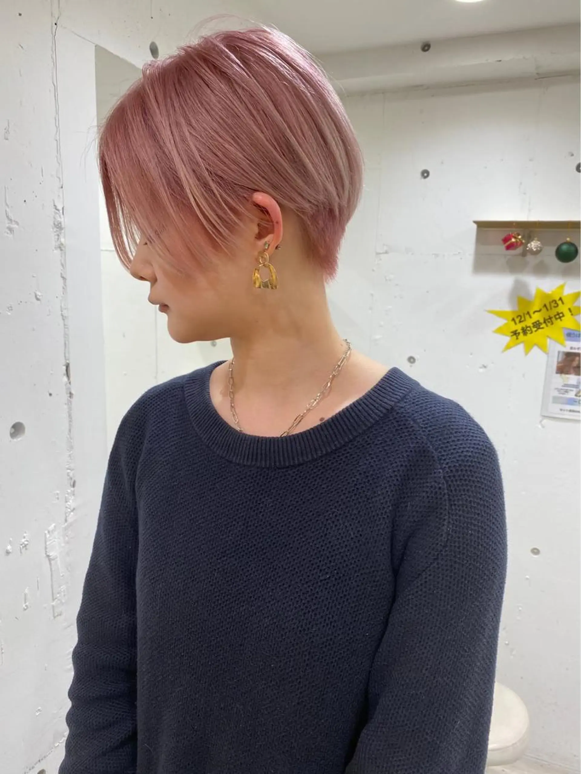 ショート カラー カラーが上手い 辻悠月のヘアスタイル