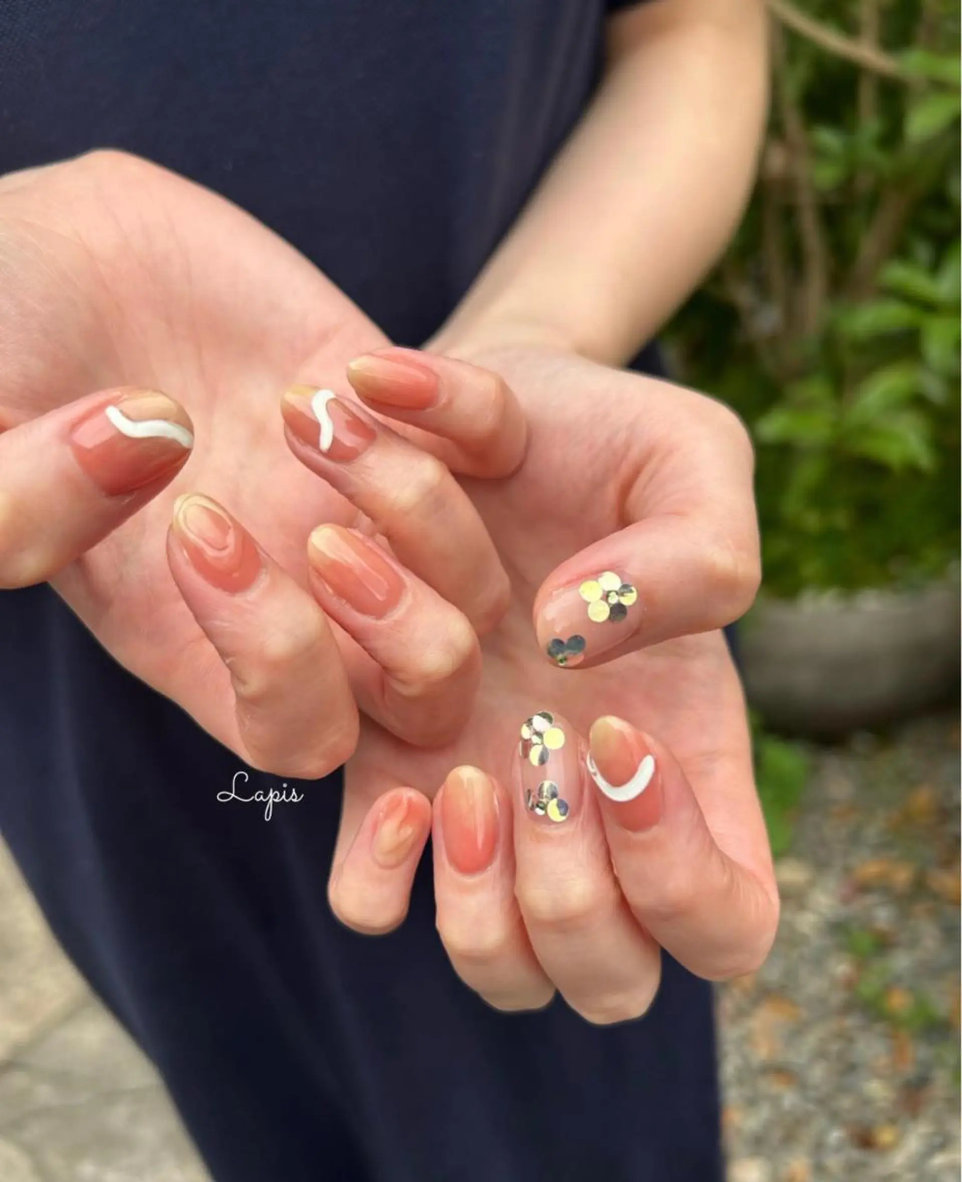 ネイル ハンドネイル Lapis *のネイルデザイン