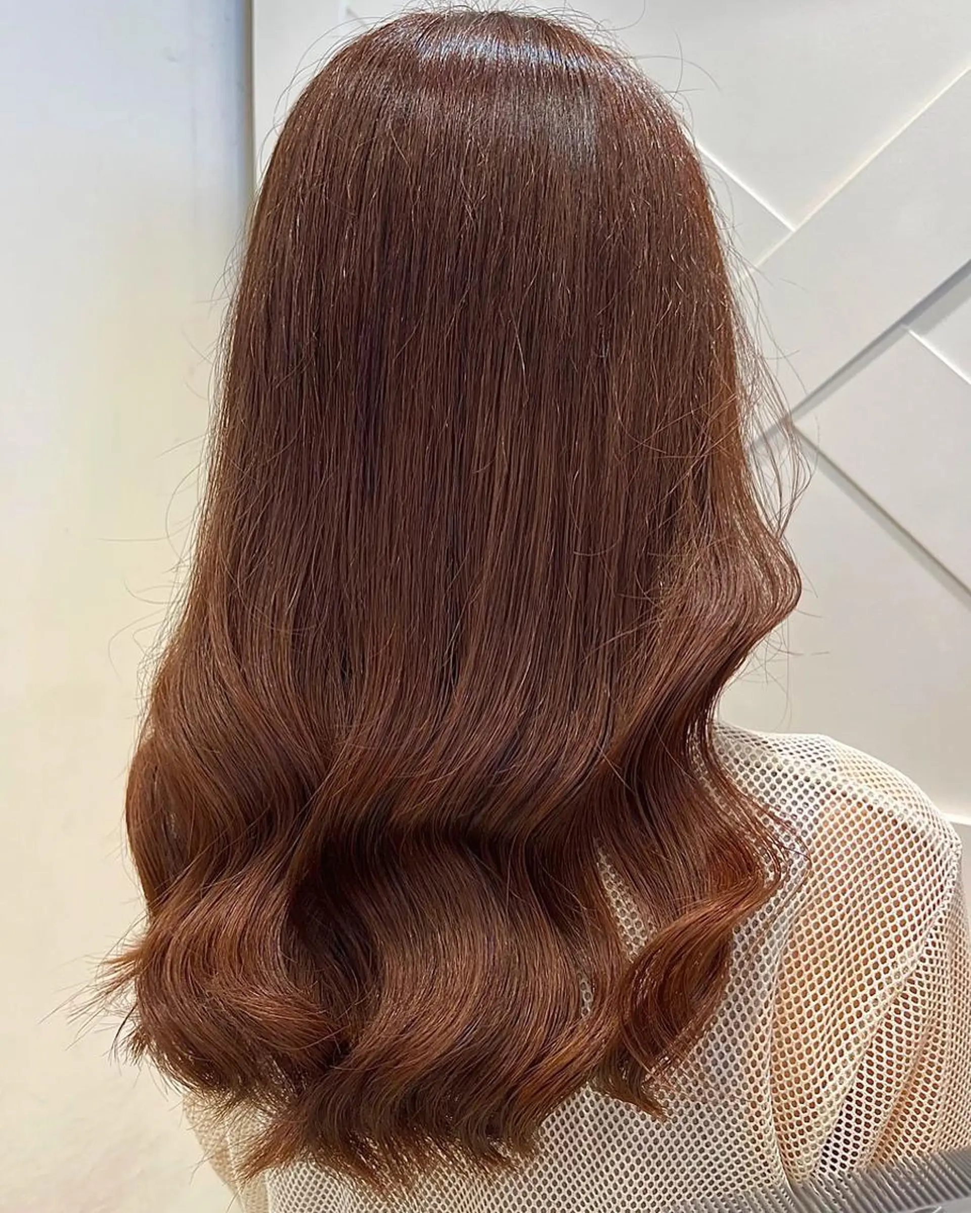 ロング カラー ヘアカラー トリートメント ガーリー/暖色カラー /横浜/さくらのヘアスタイル