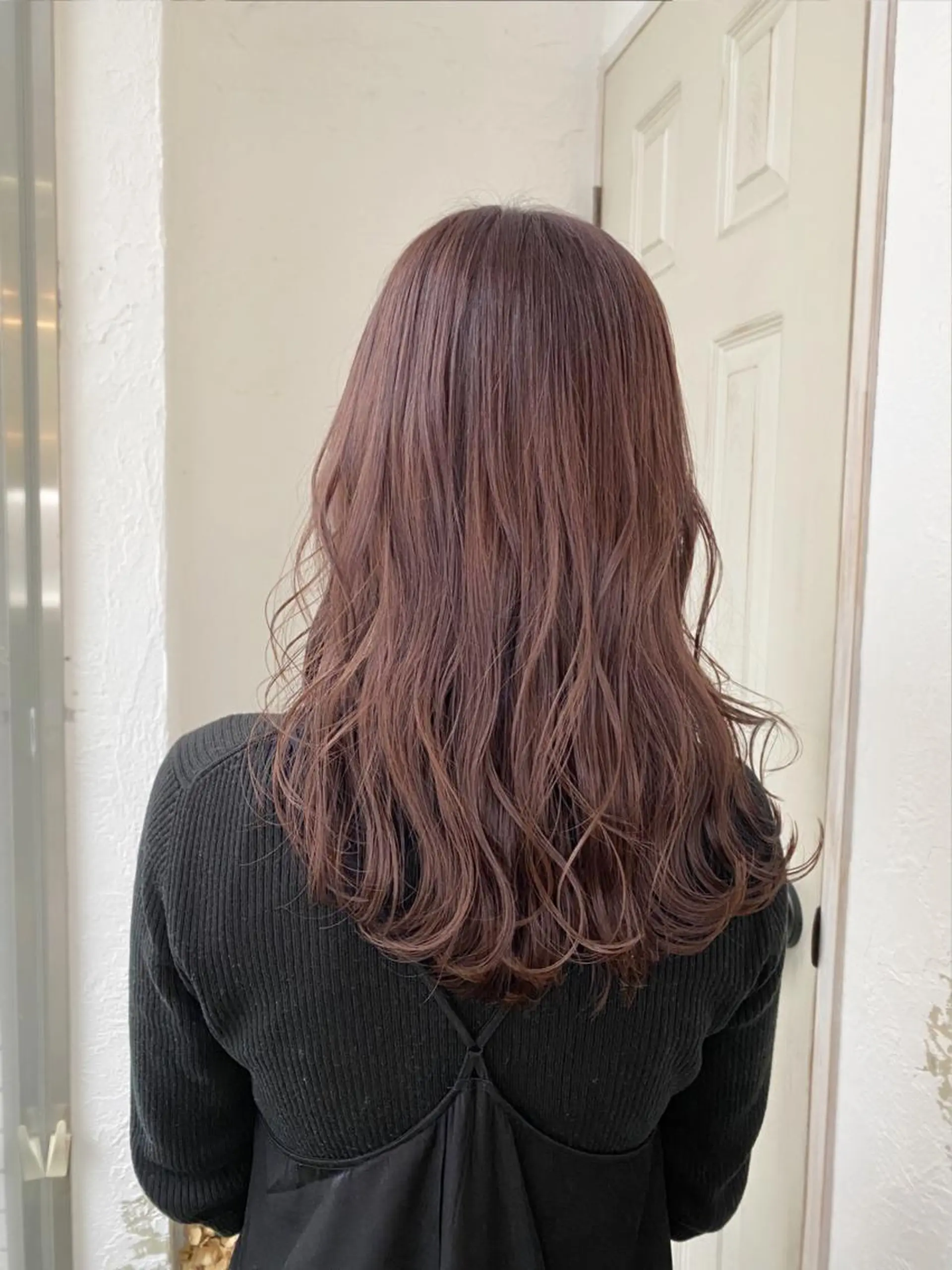 セミロング カラー ベージュカラー ラベンダーカラー ラベンダーベージュ ⭐中崎 さゆり⭐のヘアスタイル