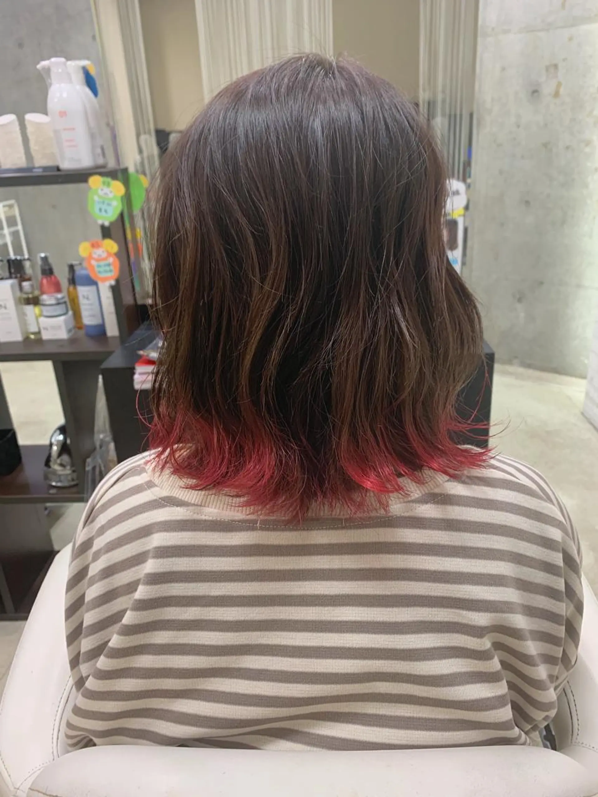ミディアム brace 立花のヘアスタイル