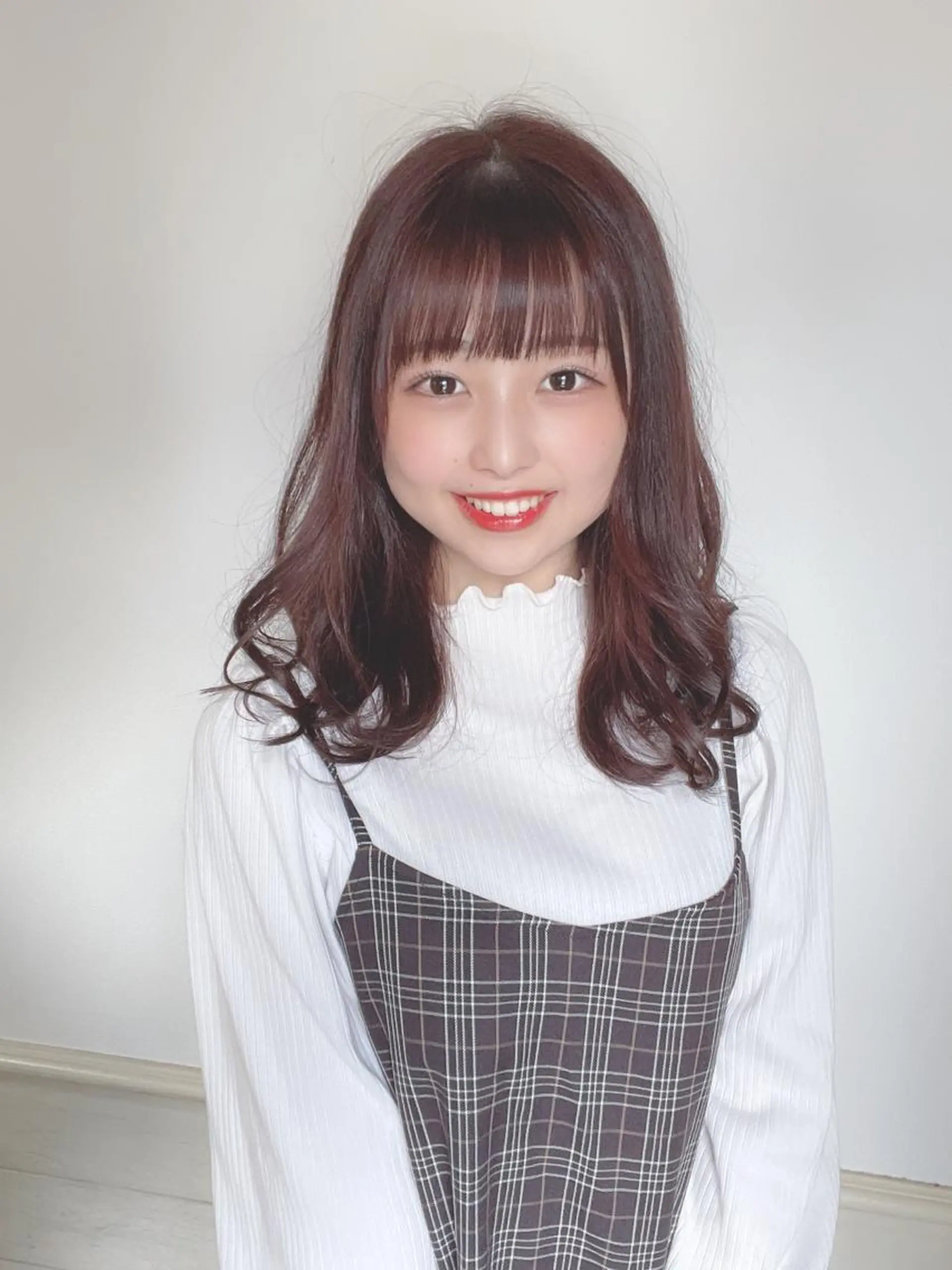 ロング カラー ヘアアレンジ アディクシーカラー 透明感カラー イルミナカラー ピンクカラー カット ヘアカラー 💖透明感カラー💖 坂本万由子のヘアスタイル