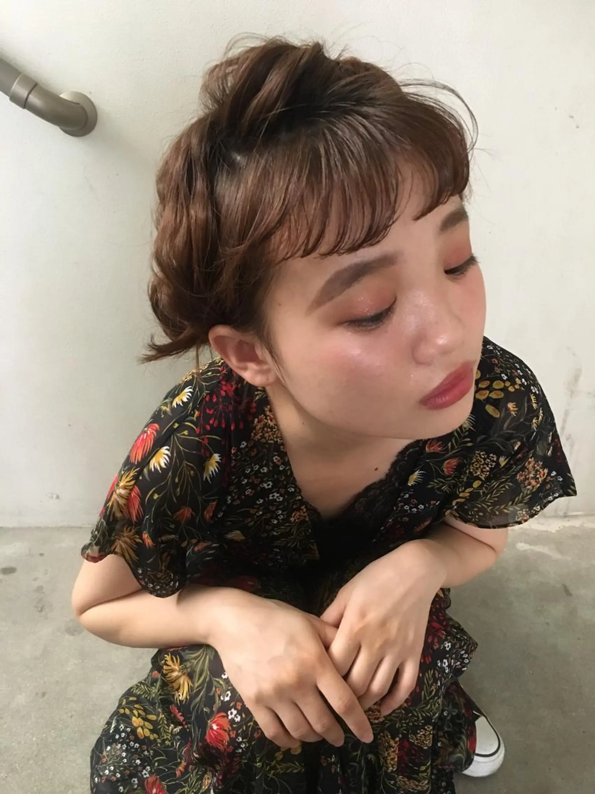 ミディアム カラー BRUNTJET所属・MAEDA MADOKAのヘアスタイル