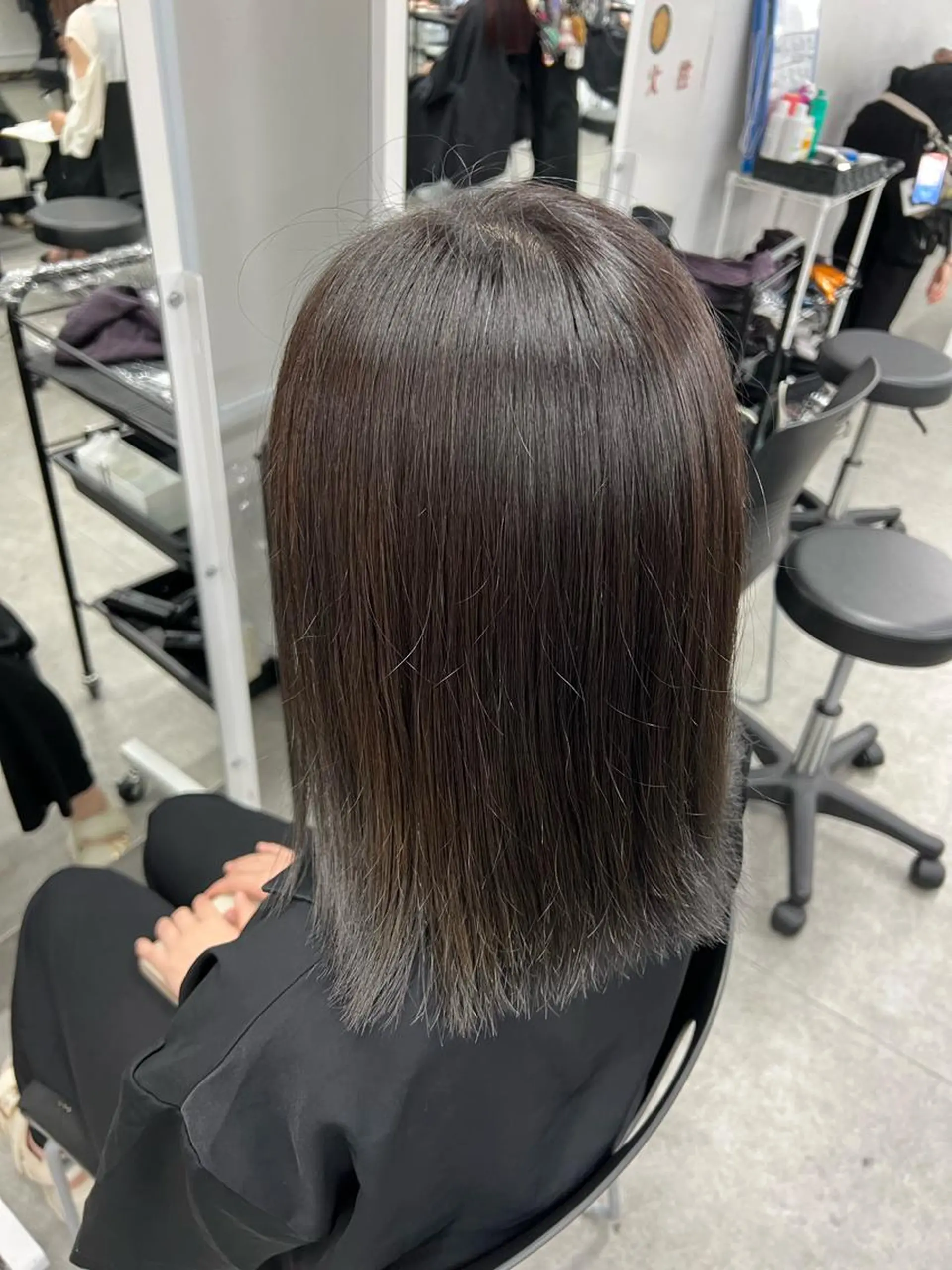 ロング カラー パーマ ヘアアレンジ メンズ キッズ ネイル マツエク・マツパ アイブロウ ダブルカラー特化💖 韓国ヘア💖りくのヘアスタイル