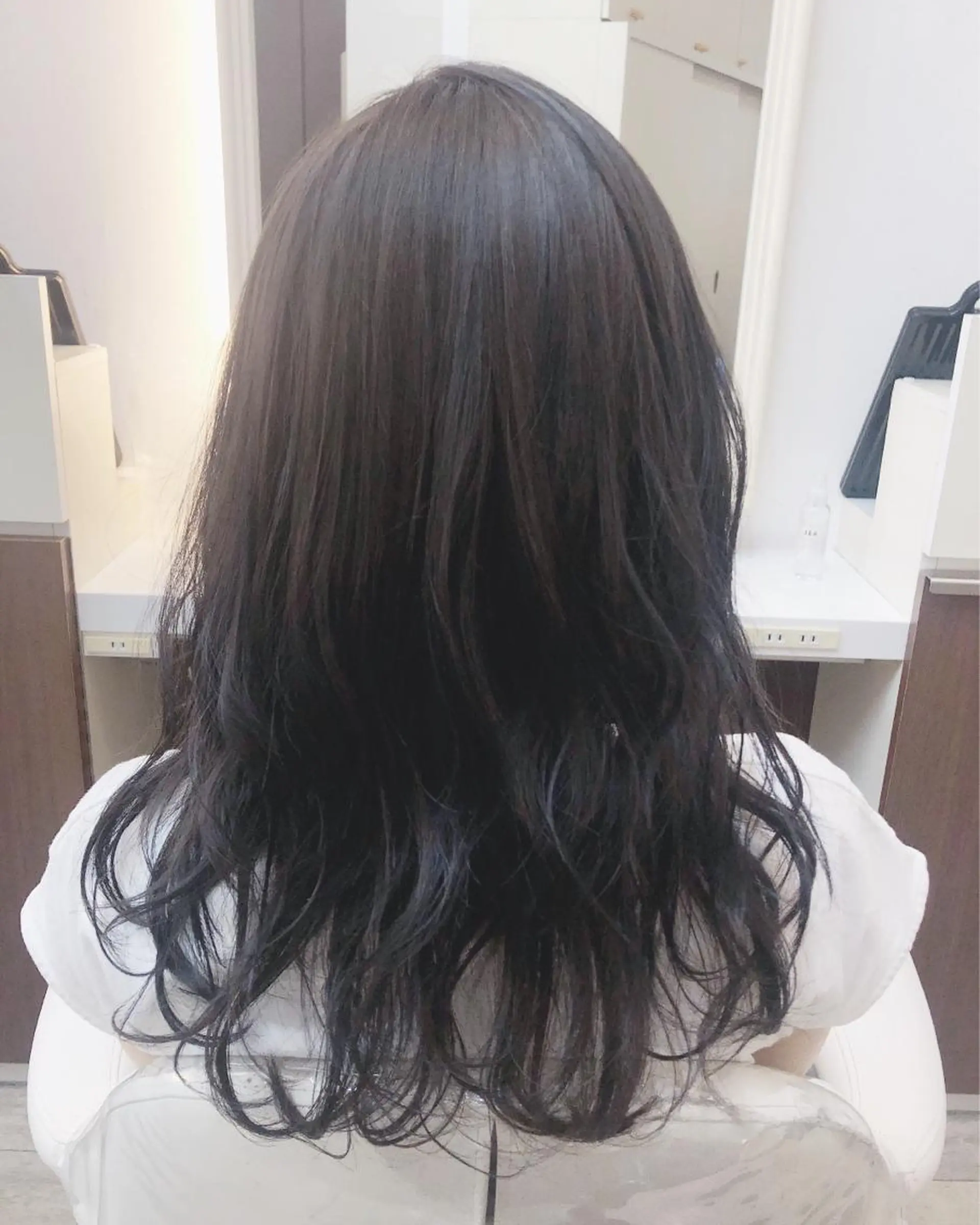ミディアム ハイライト いけがみ ゆかなのヘアスタイル