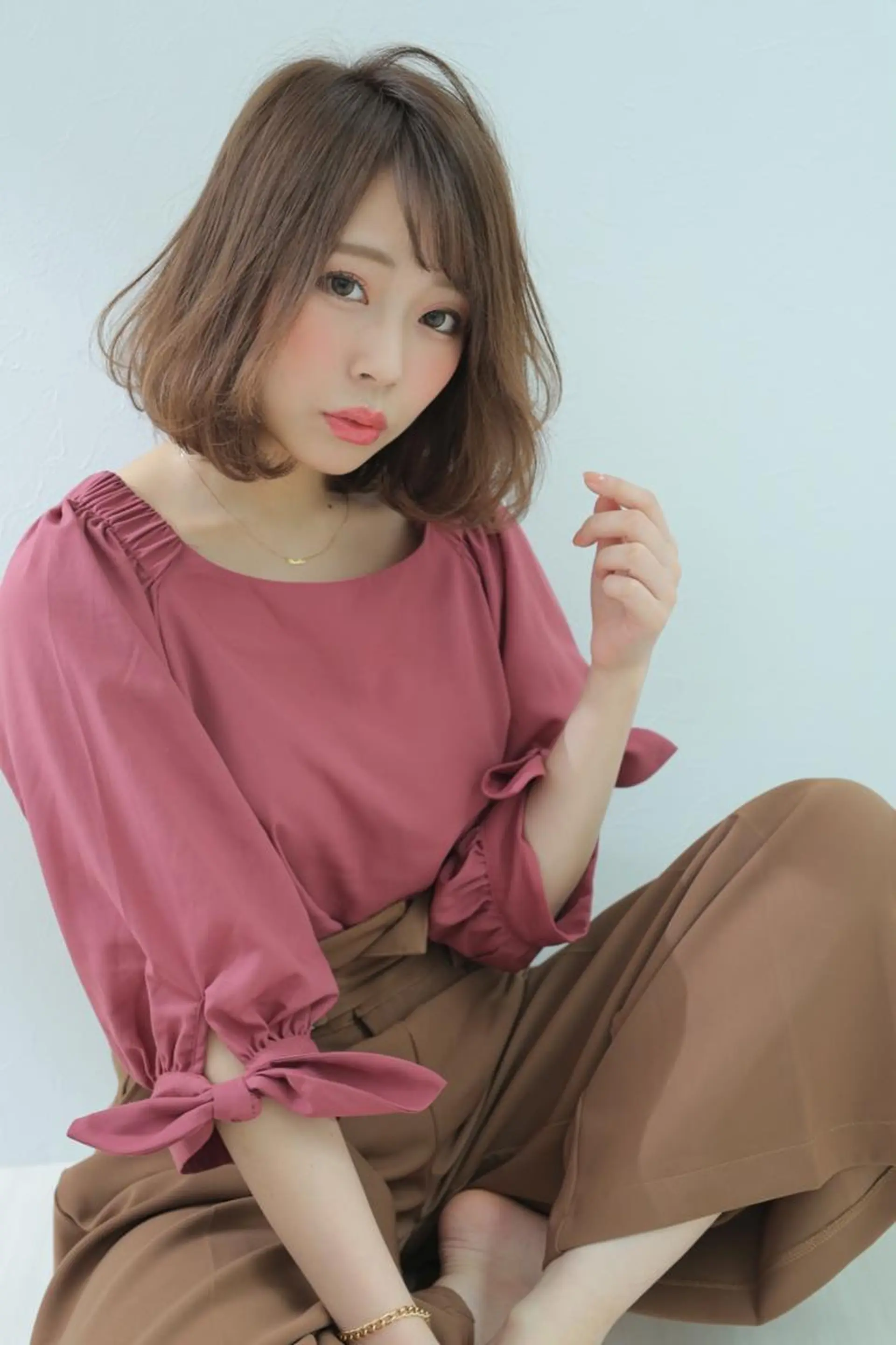 ショート 小顔カット✨ 透明感カラー/村上のヘアスタイル