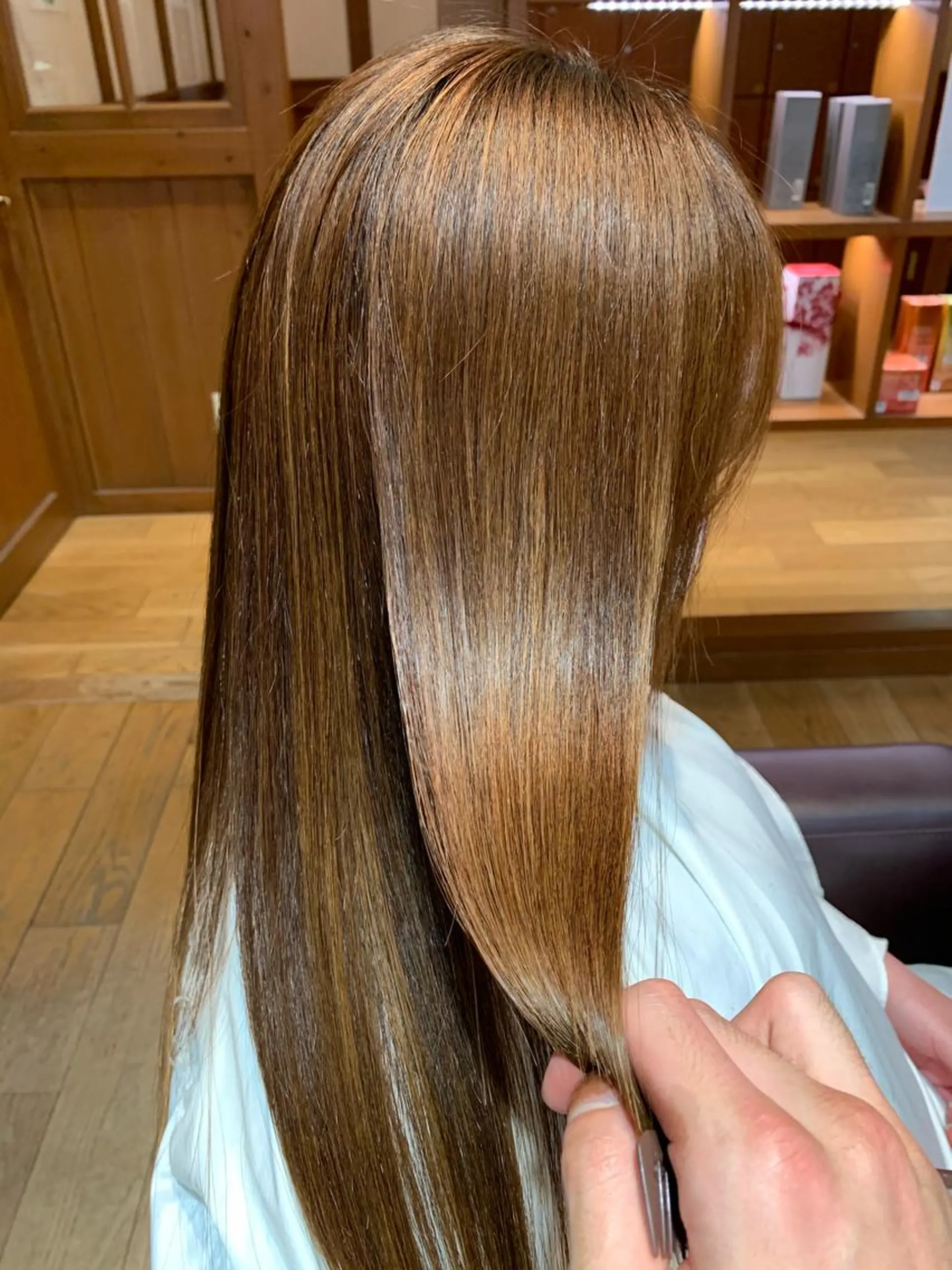 ロング カラー ヘアアレンジ ネイル Artist 藤﨑紘成のヘアスタイル