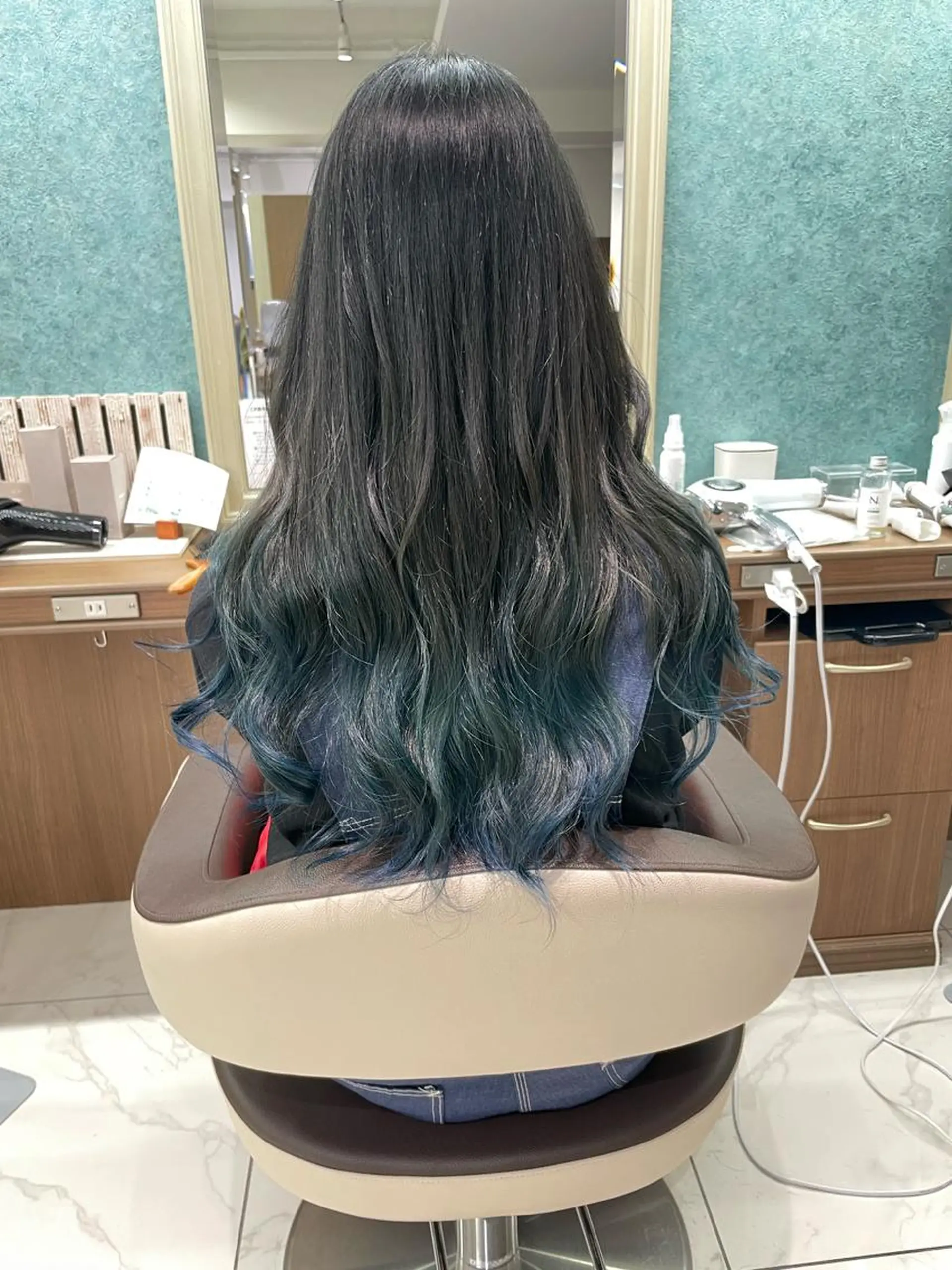 ロング ヘアカラー 福島成美/髪質改善 縮毛矯正/カラーのヘアスタイル